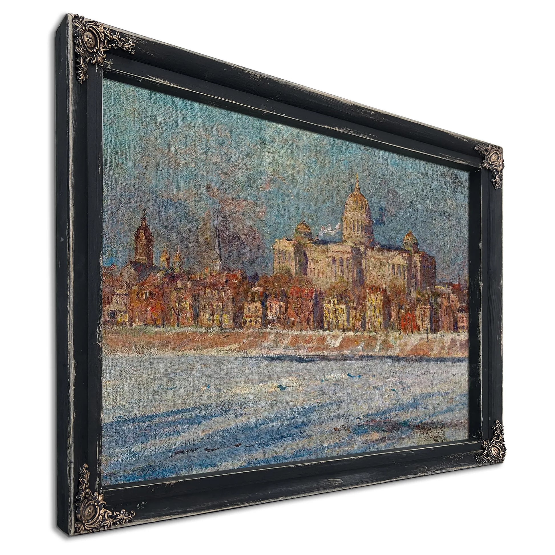 The Pennsylvania State Capitol Building, Harrisburg By Colin Campbell Cooper Fine Art Print