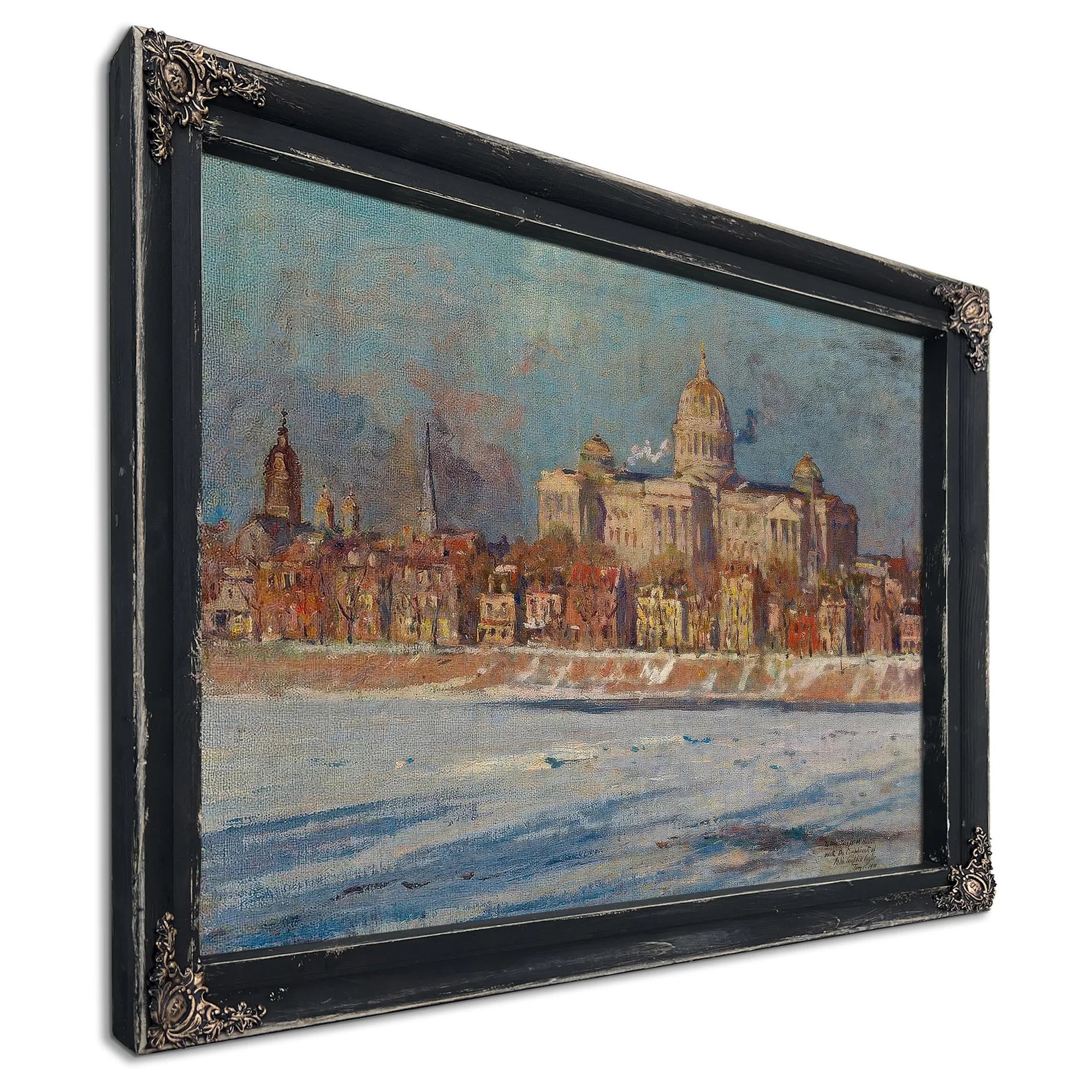 The Pennsylvania State Capitol Building, Harrisburg By Colin Campbell Cooper Fine Art Print