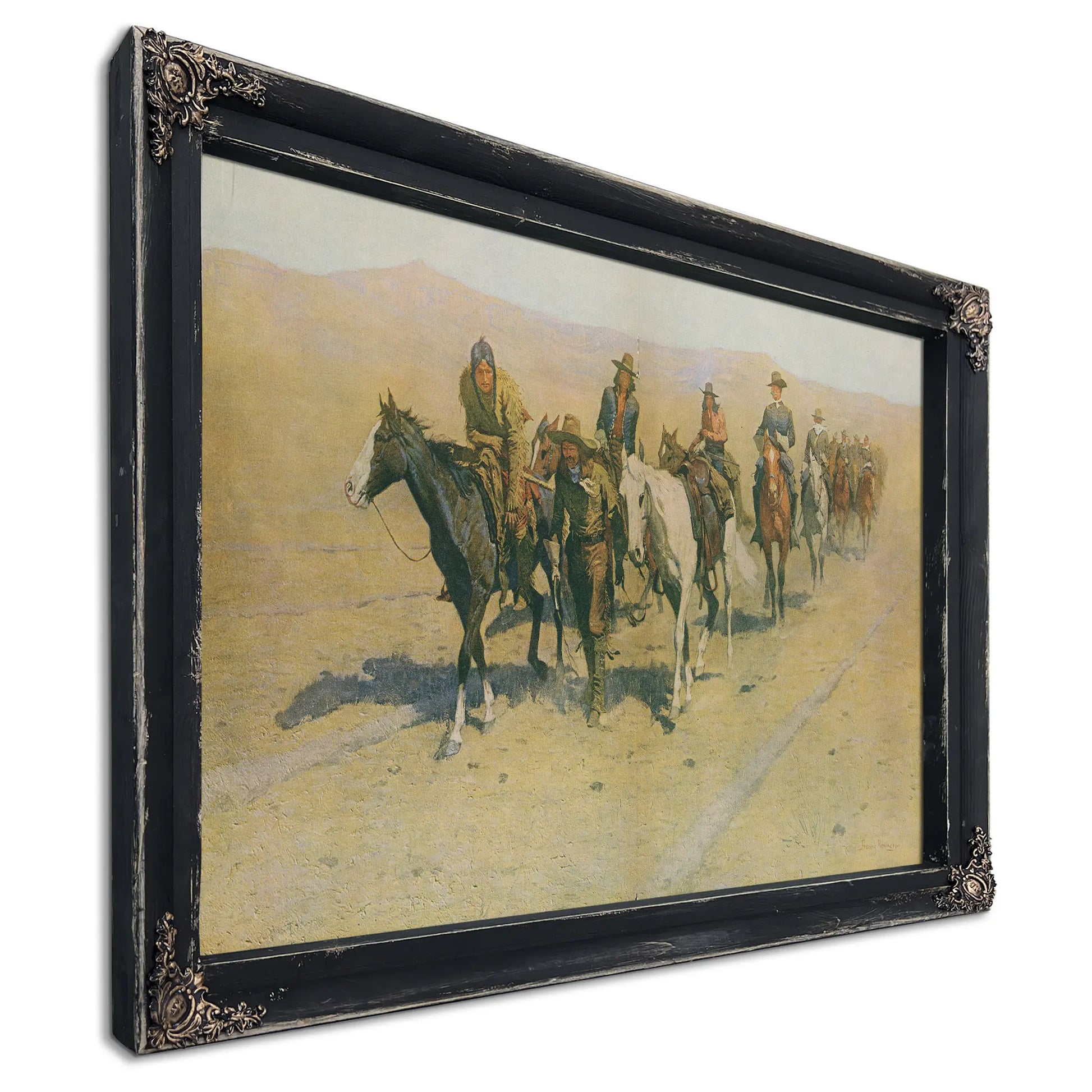 Pony Tracks In The Buffalo Trails by Frederic Remington