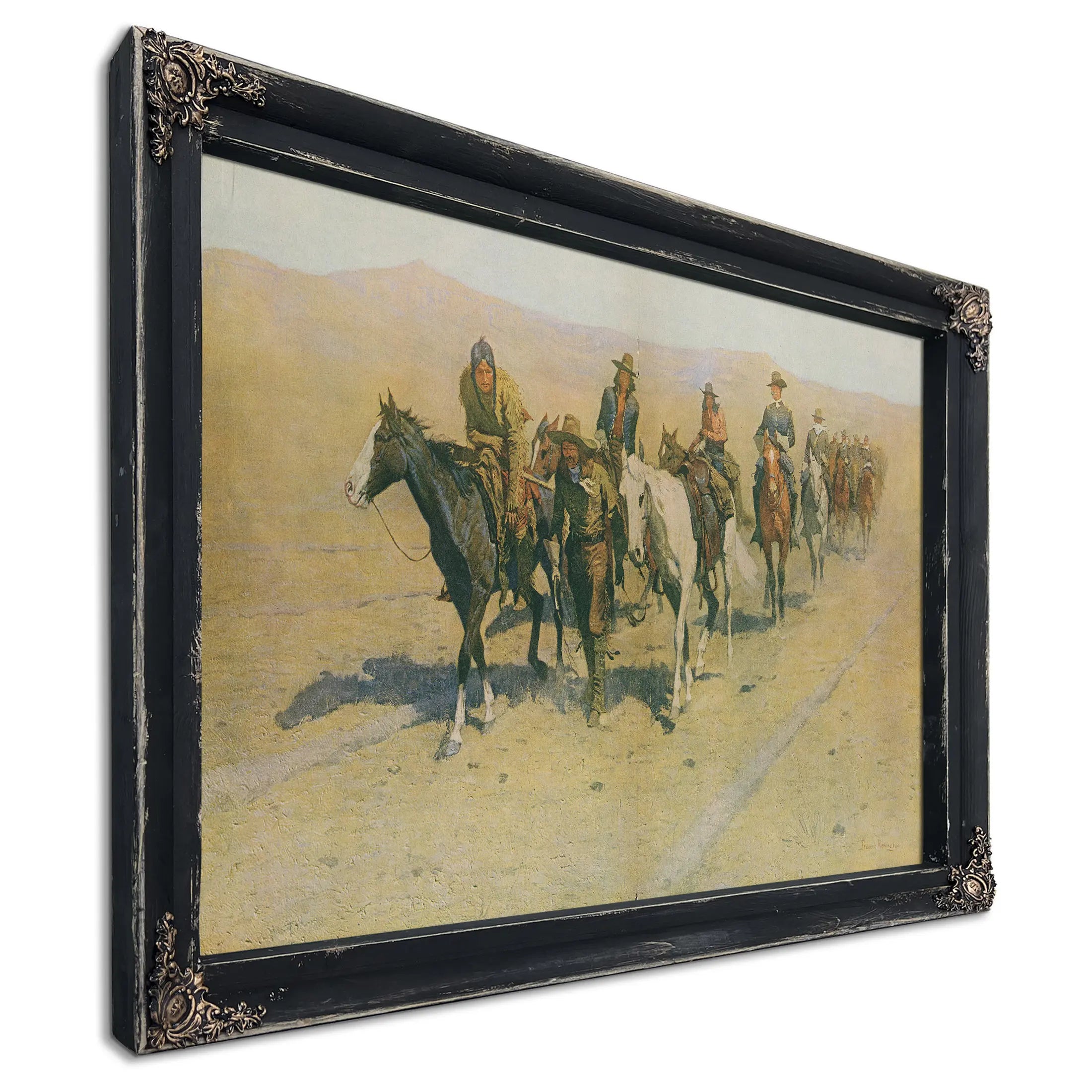 Pony Tracks In The Buffalo Trails by Frederic Remington