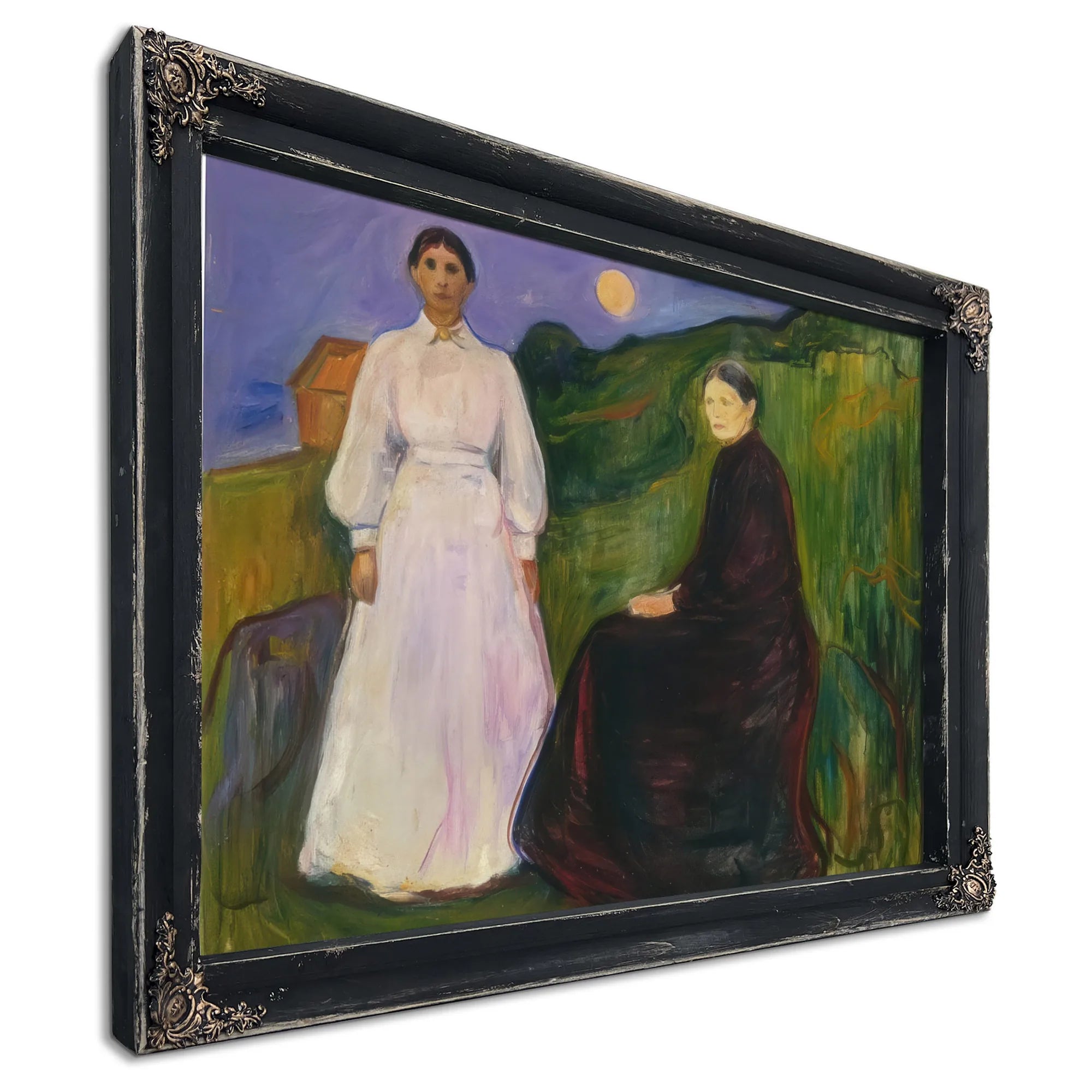 Mother And Daughter 1897 By Edvard Munch Fine Art Print