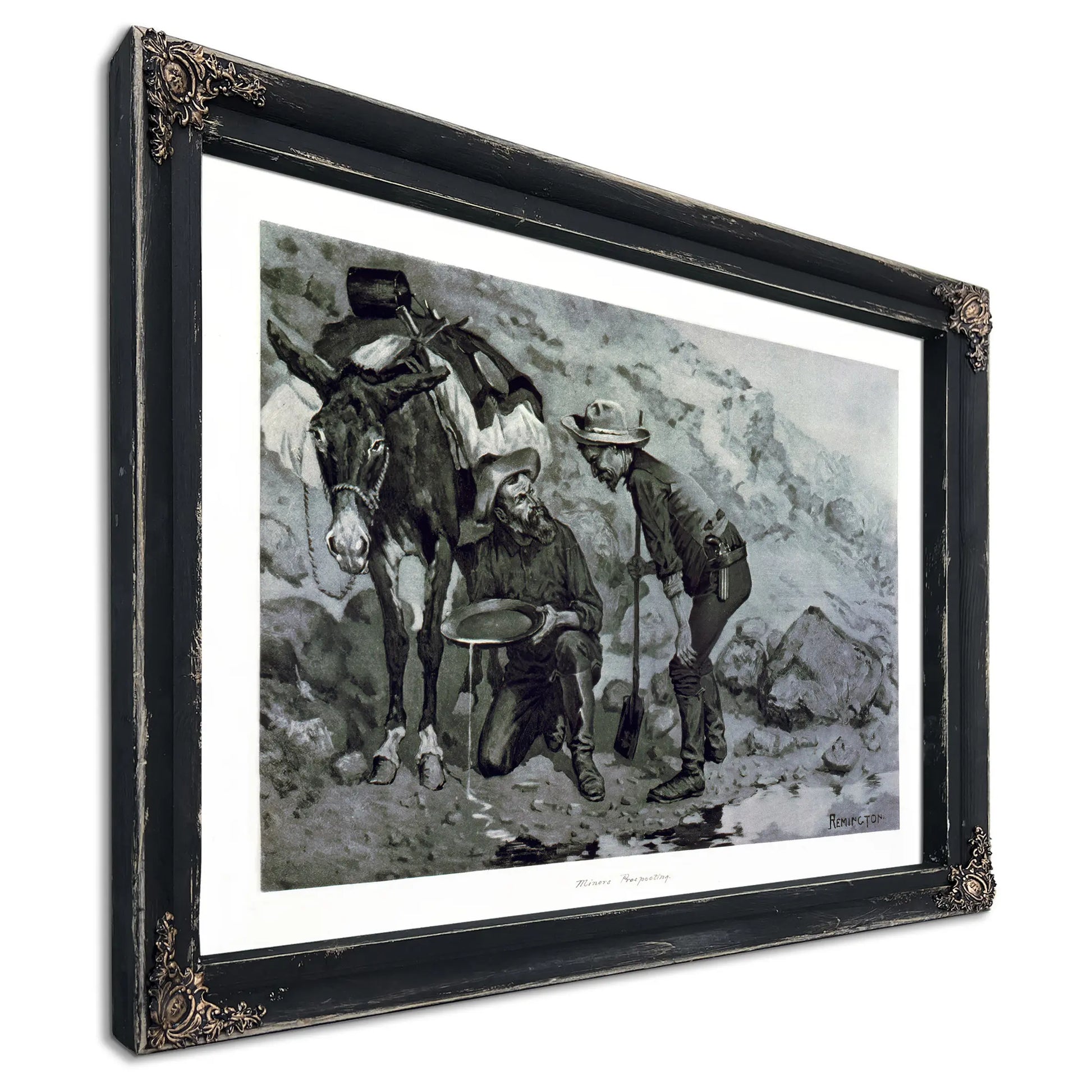 Miners Prospecting Frederic Remington  by Frederic Remington