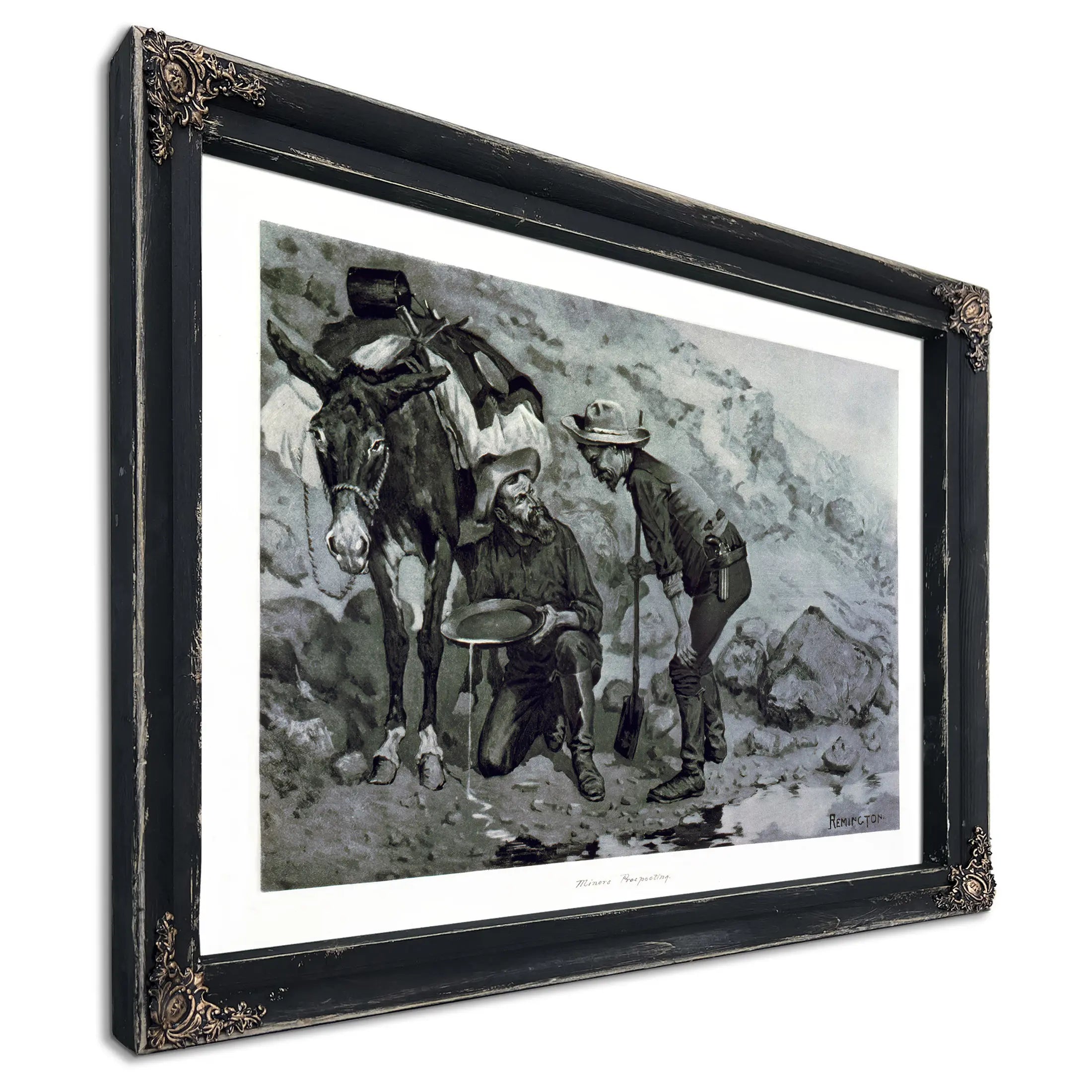Miners Prospecting Frederic Remington  by Frederic Remington