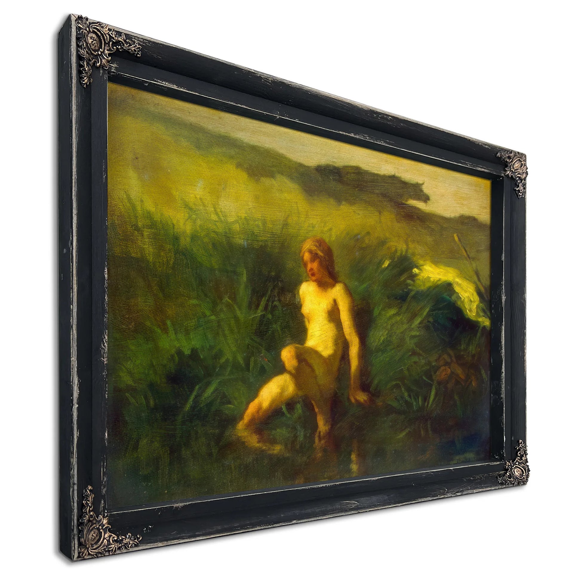 The Bather By Jean Francois Millet Fine Art Print