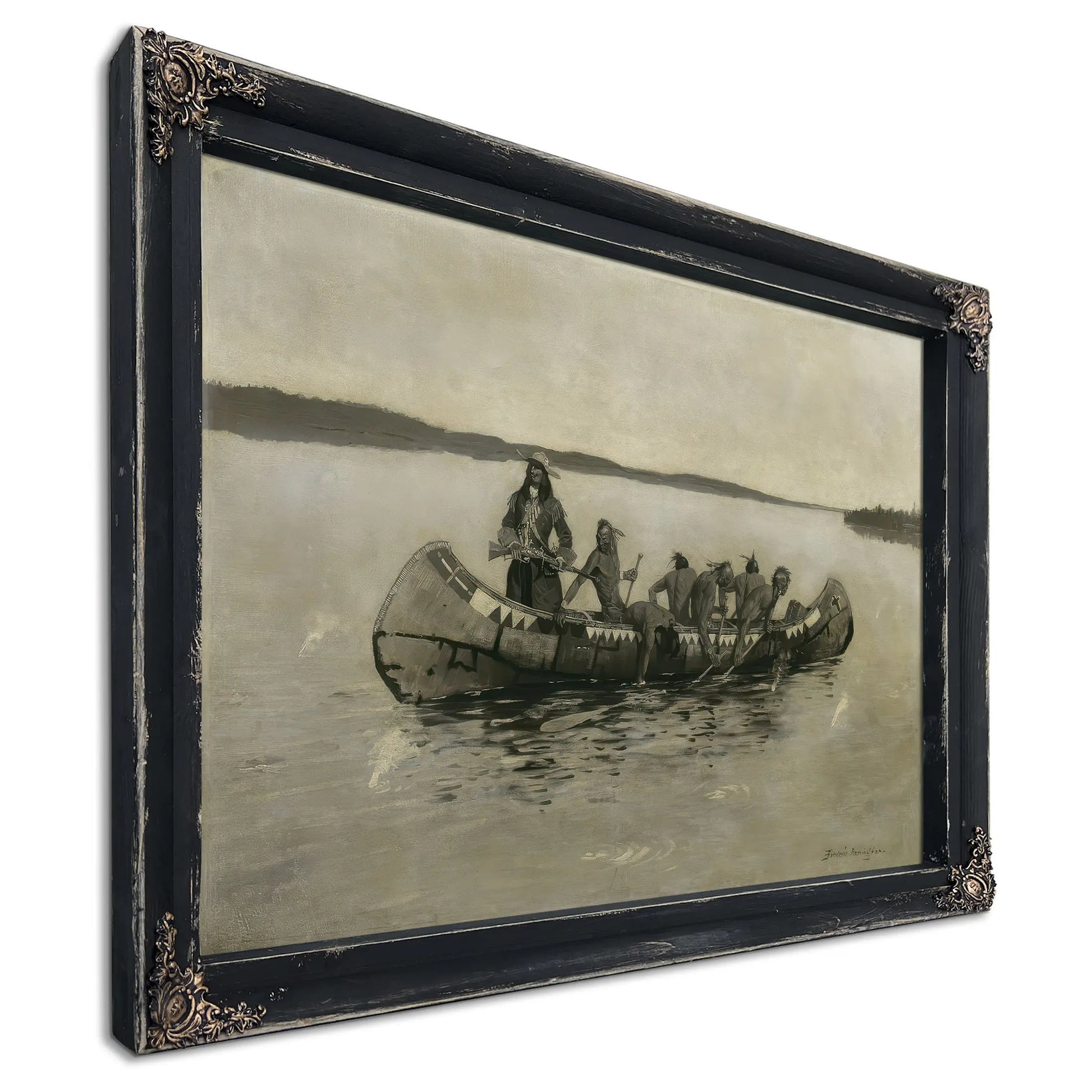 This Was A Fatal Embarkation by Frederic Remington