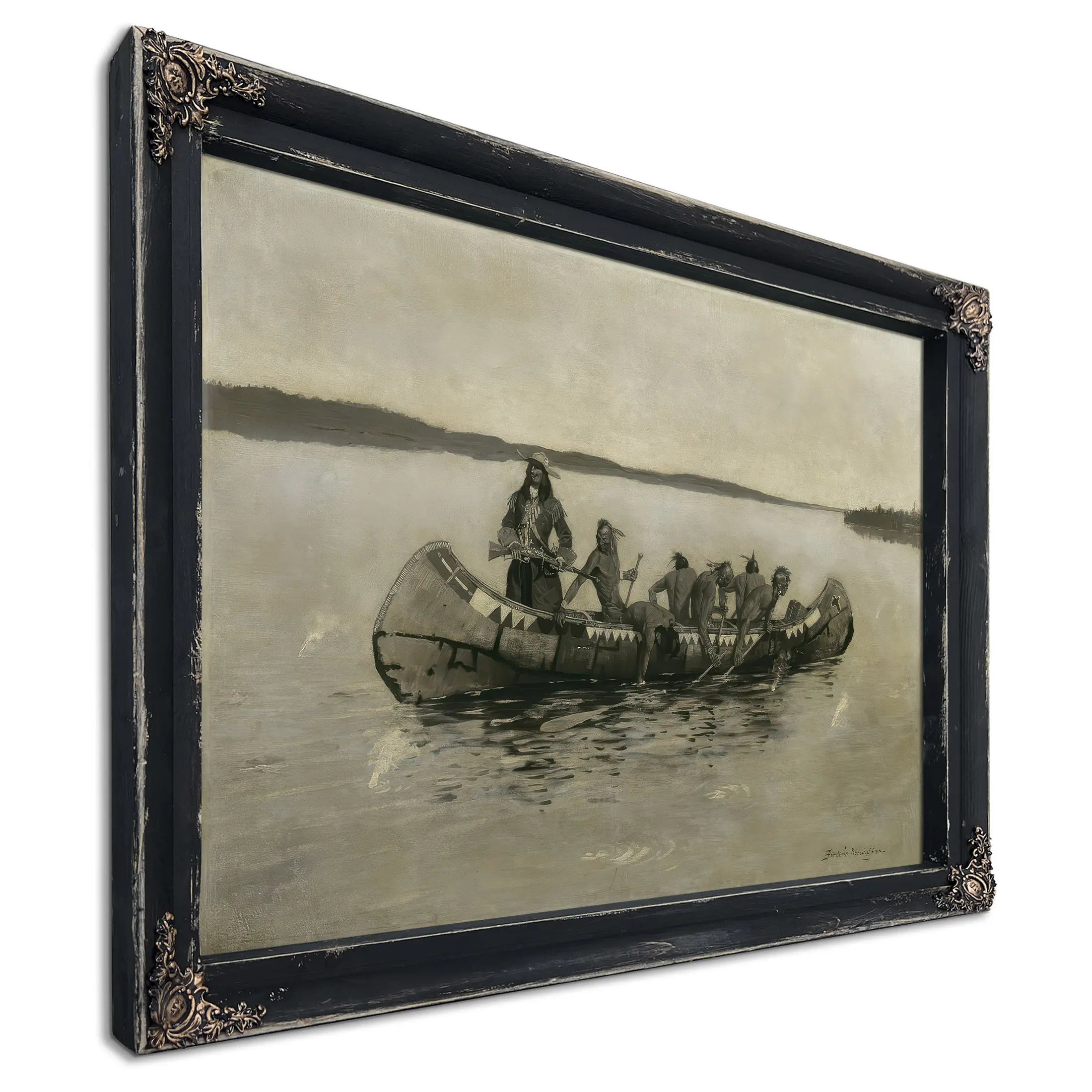 This Was A Fatal Embarkation by Frederic Remington