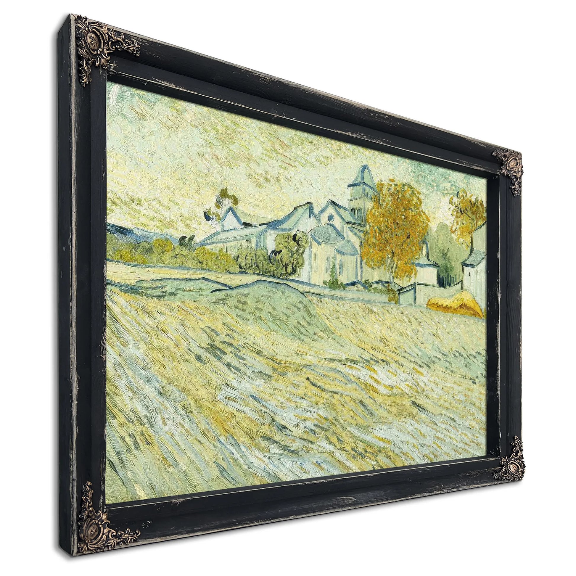 View Of Asylum And Saint Remy Chapel By Vincent Van Gogh Fine Art Print