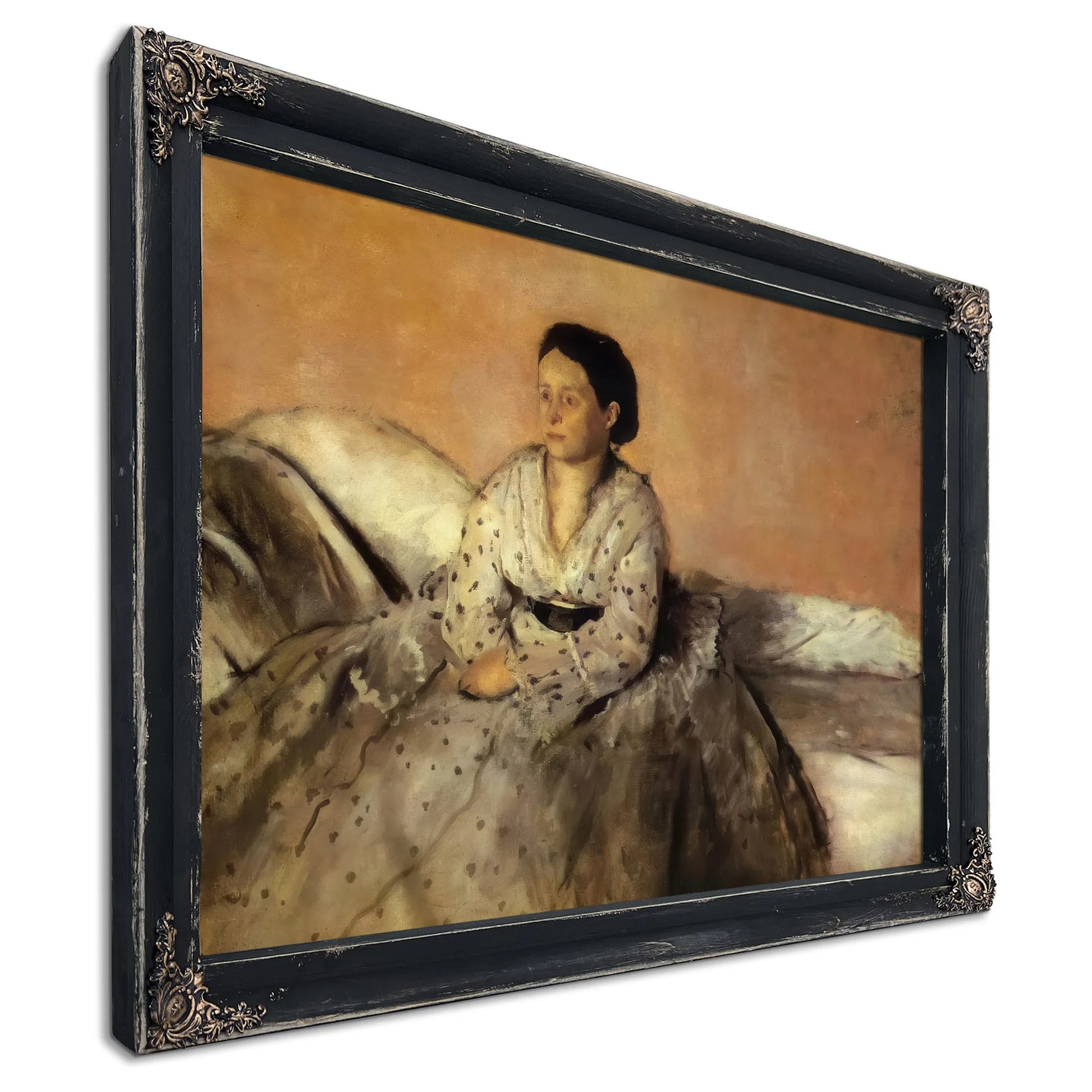 Mme. Rene De Gas By Edgar Degas Fine Art Print