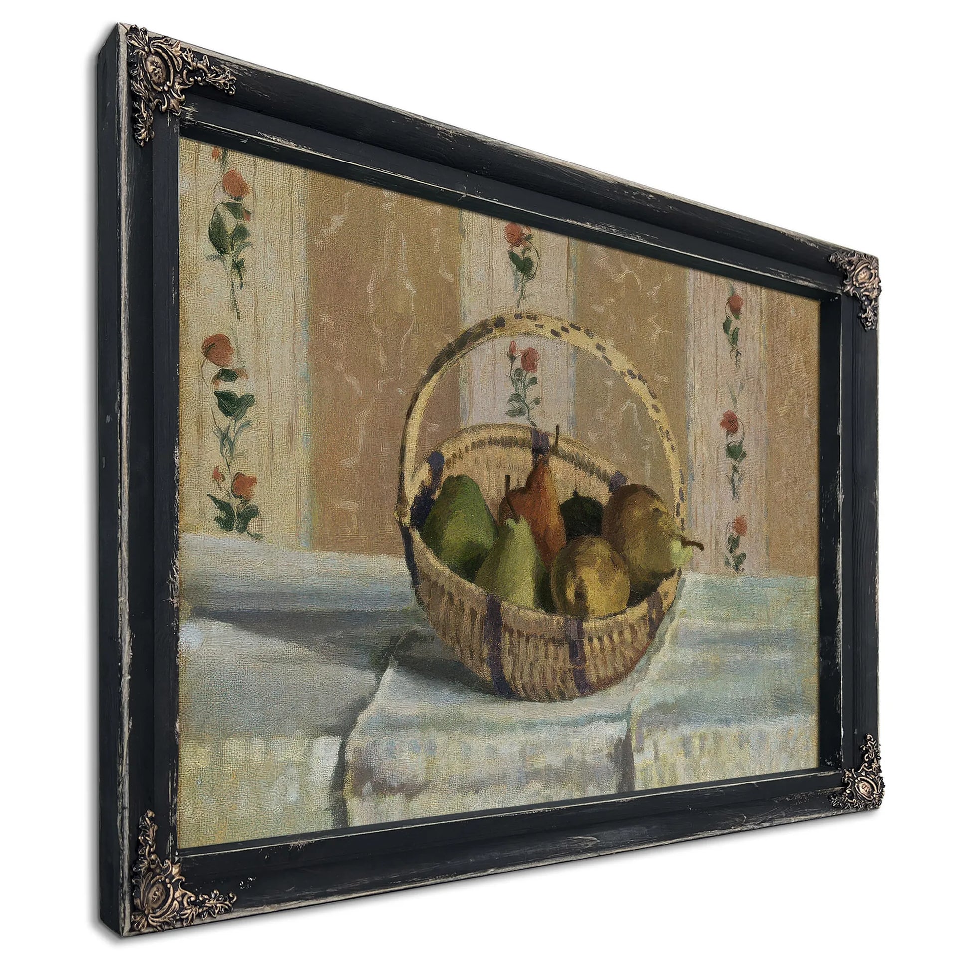 Still Life With Apples And Pears 1872 2 By Camille Pissarro Fine Art Print