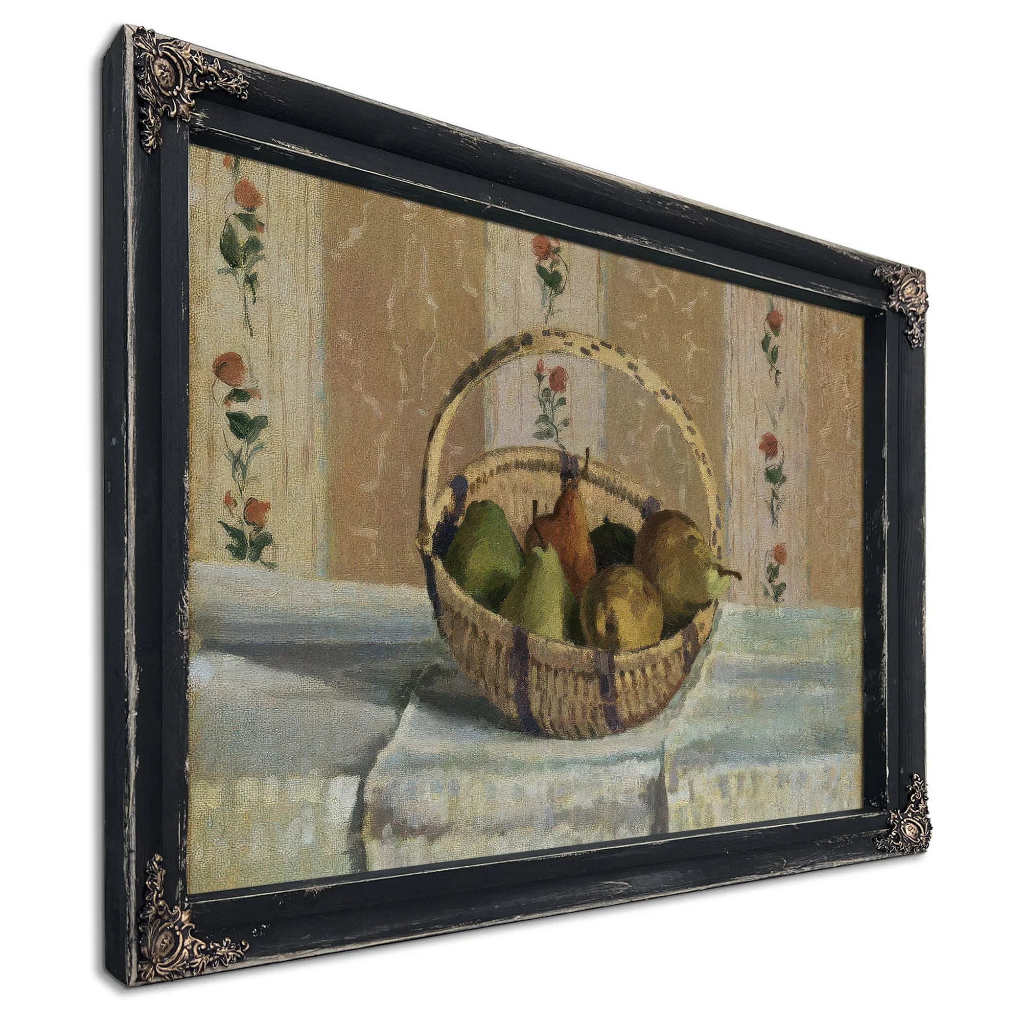Still Life With Apples And Pears 1872 2 By Camille Pissarro Fine Art Print