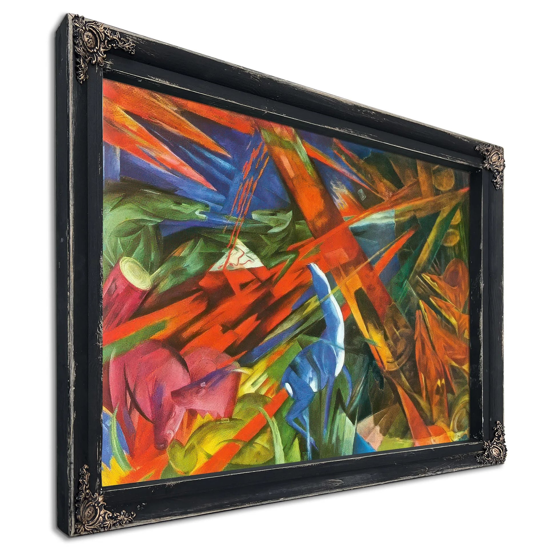 Animal Fates (The Trees Show Their Rings) By Franz Marc Fine Art Print