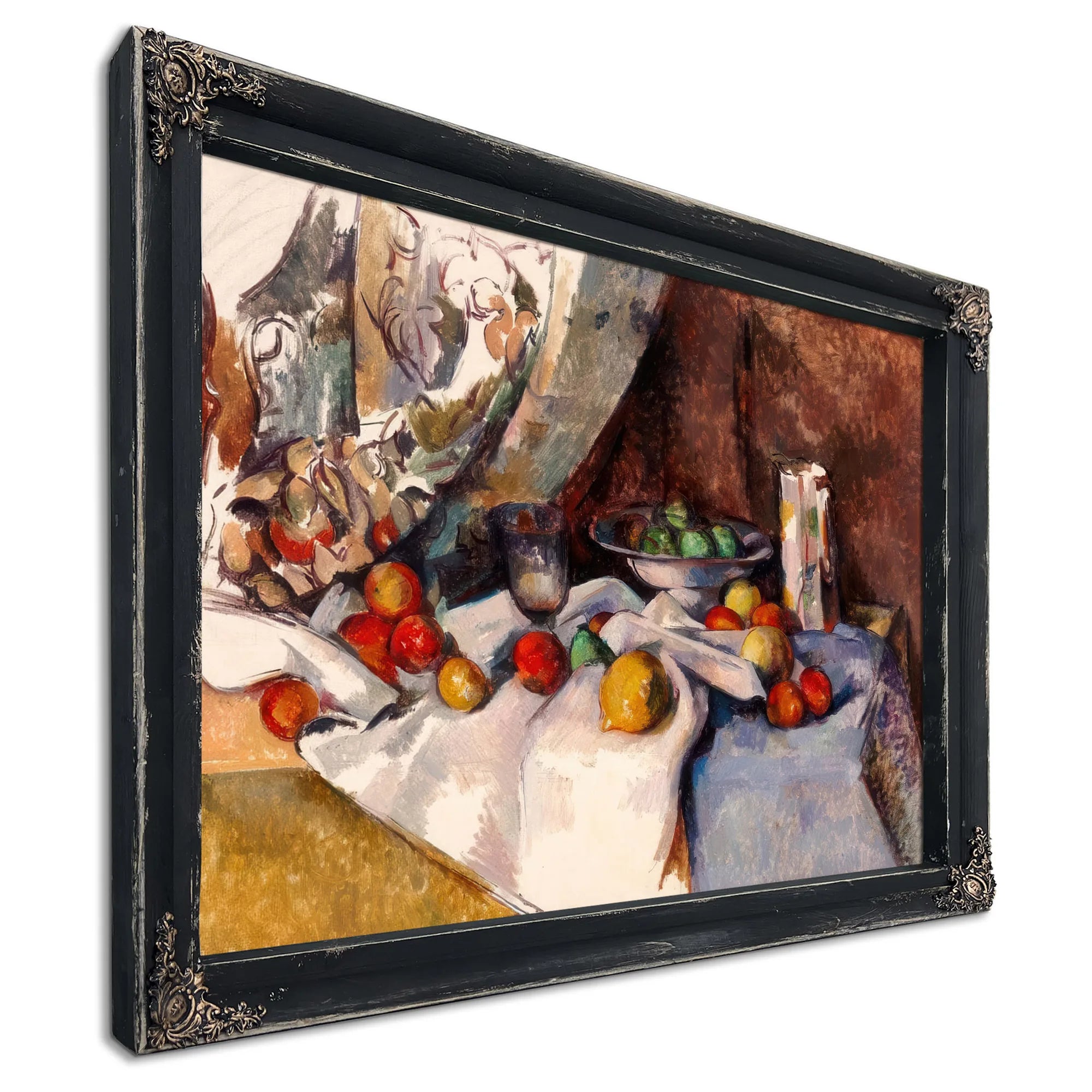 Still Life With Apples By Paul Cezanne Fine Art Print