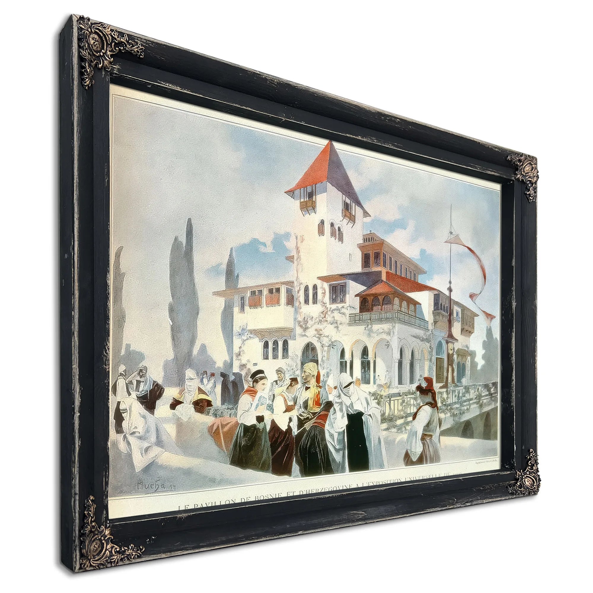 Bosnia And Herzogovina Pavilion By Alphonse Mucha Fine Art Print