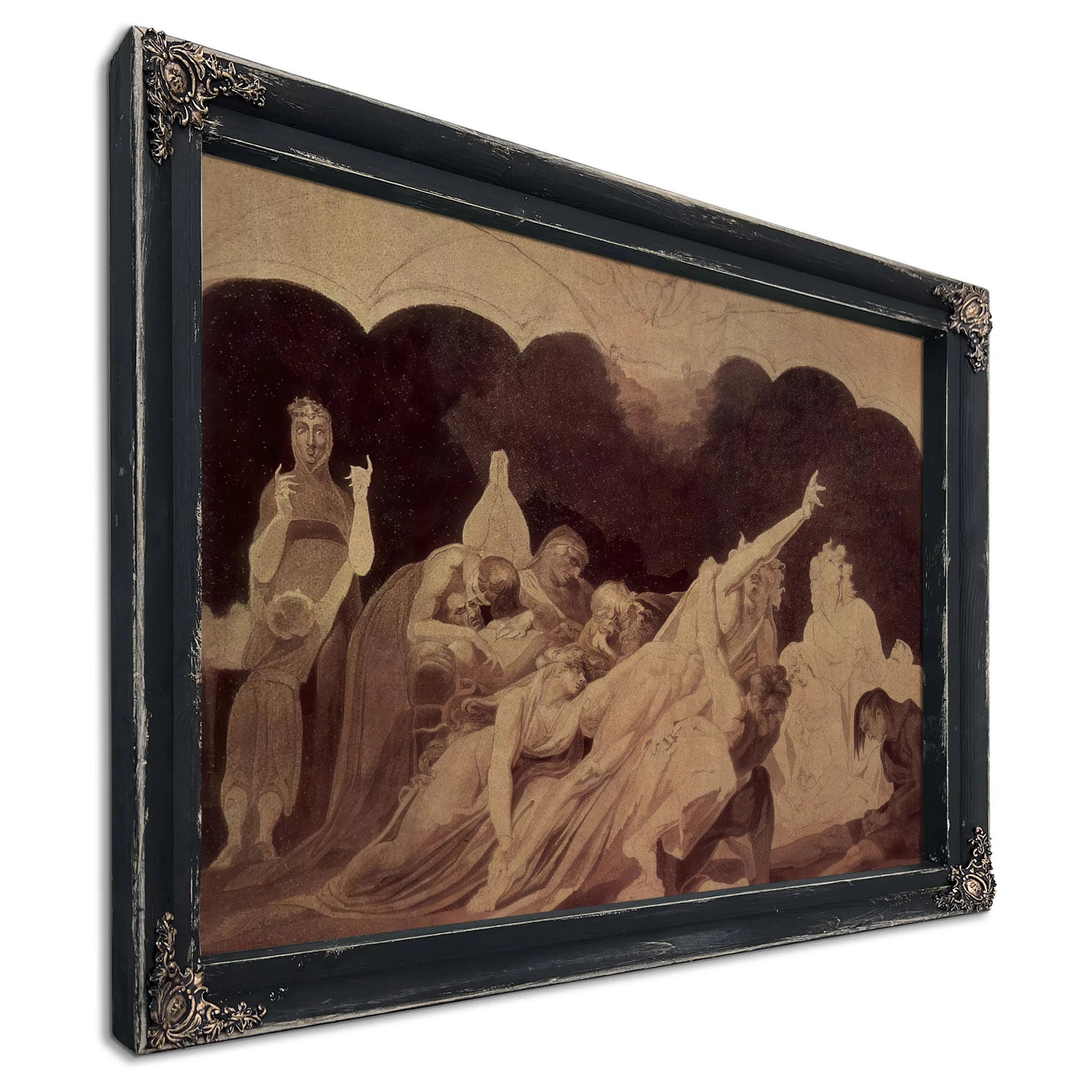 The Vision In The Asylum By Henry Fuseli Fine Art Print