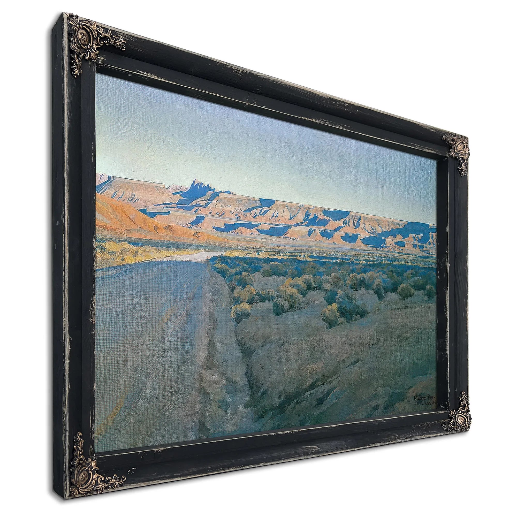 Approach At Zion By Maynard Dixon Fine Art Print