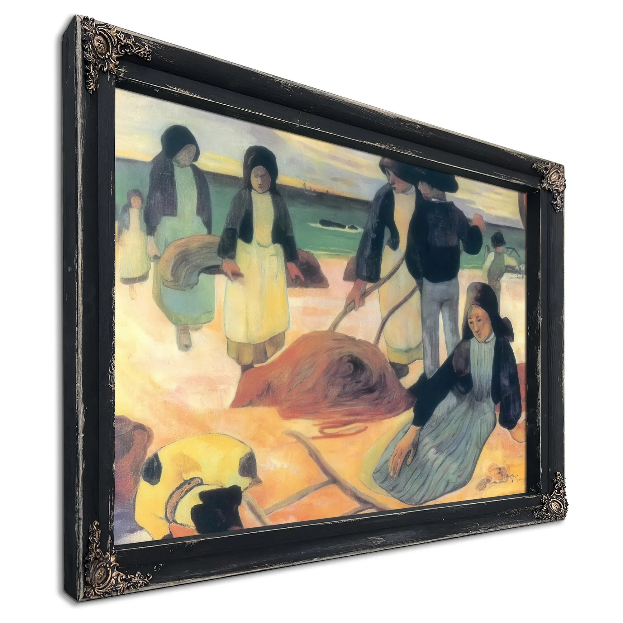 Wrack Collectors By Paul Gauguin Fine Art Print