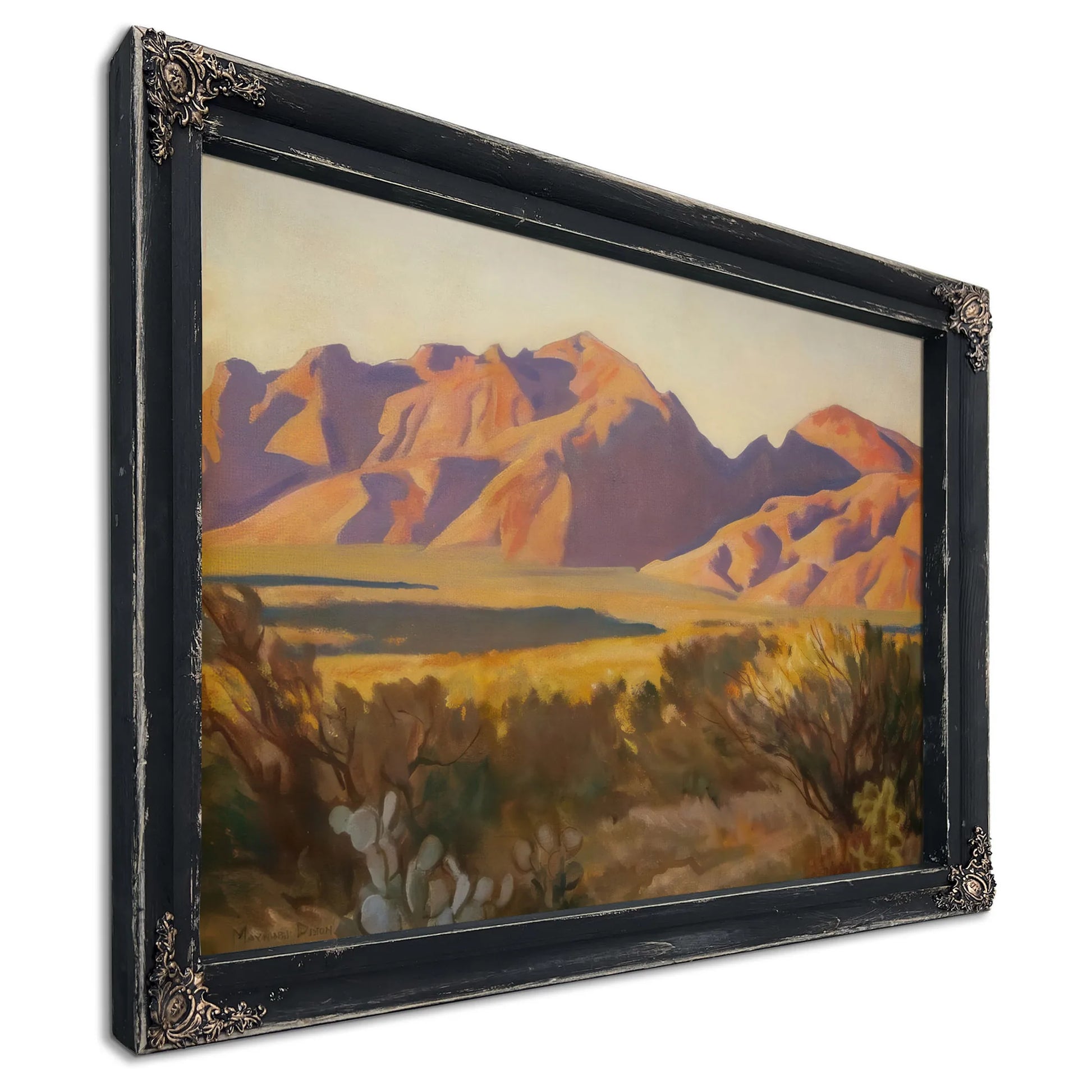 Late Light On The Catalinas By Maynard Dixon Fine Art Print