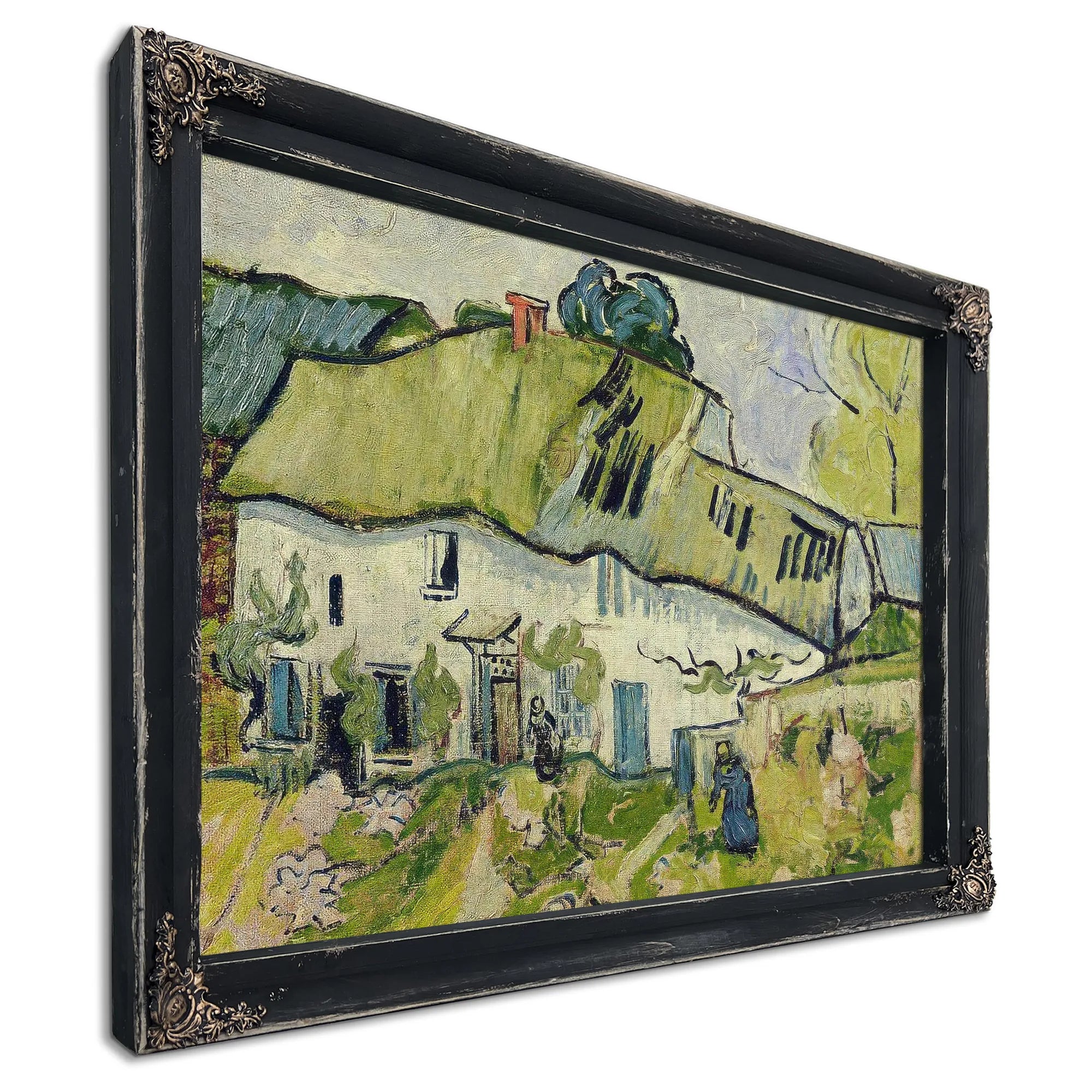 The Farm In Summer By Vincent Van Gogh Fine Art Print