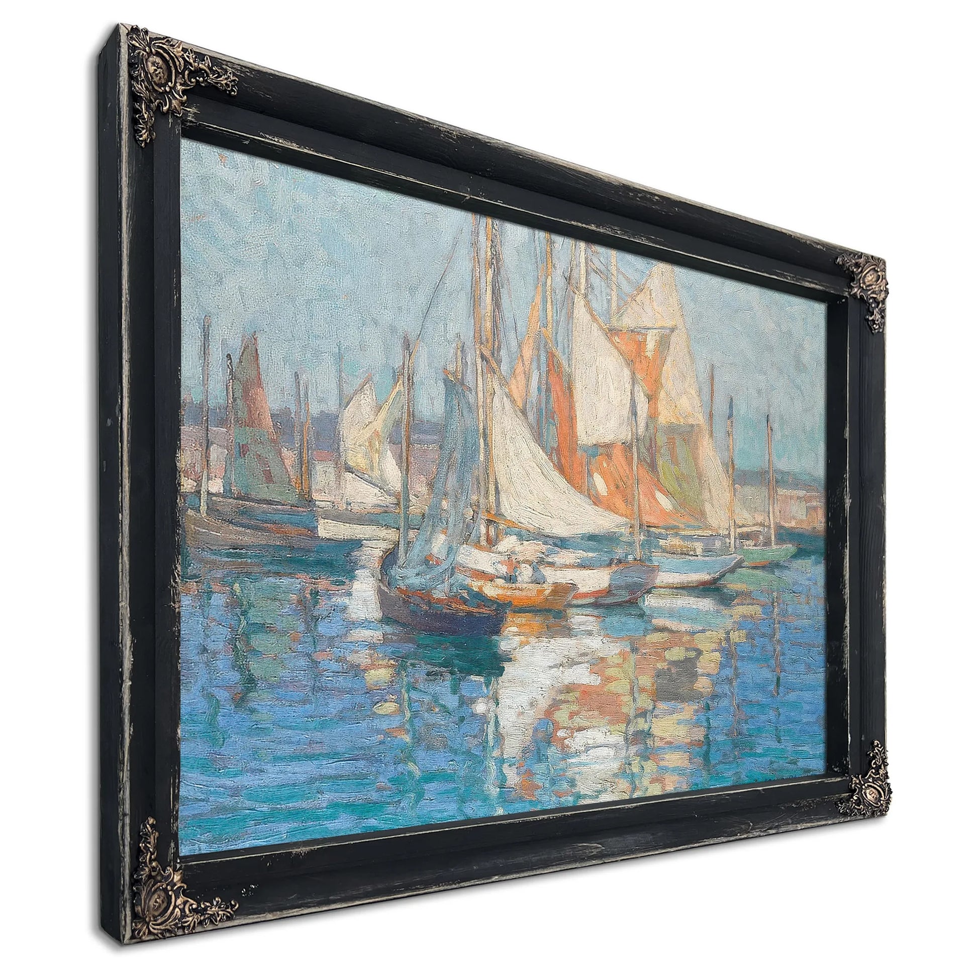 Concarneau Harbor By Edgar Payne Fine Art Print