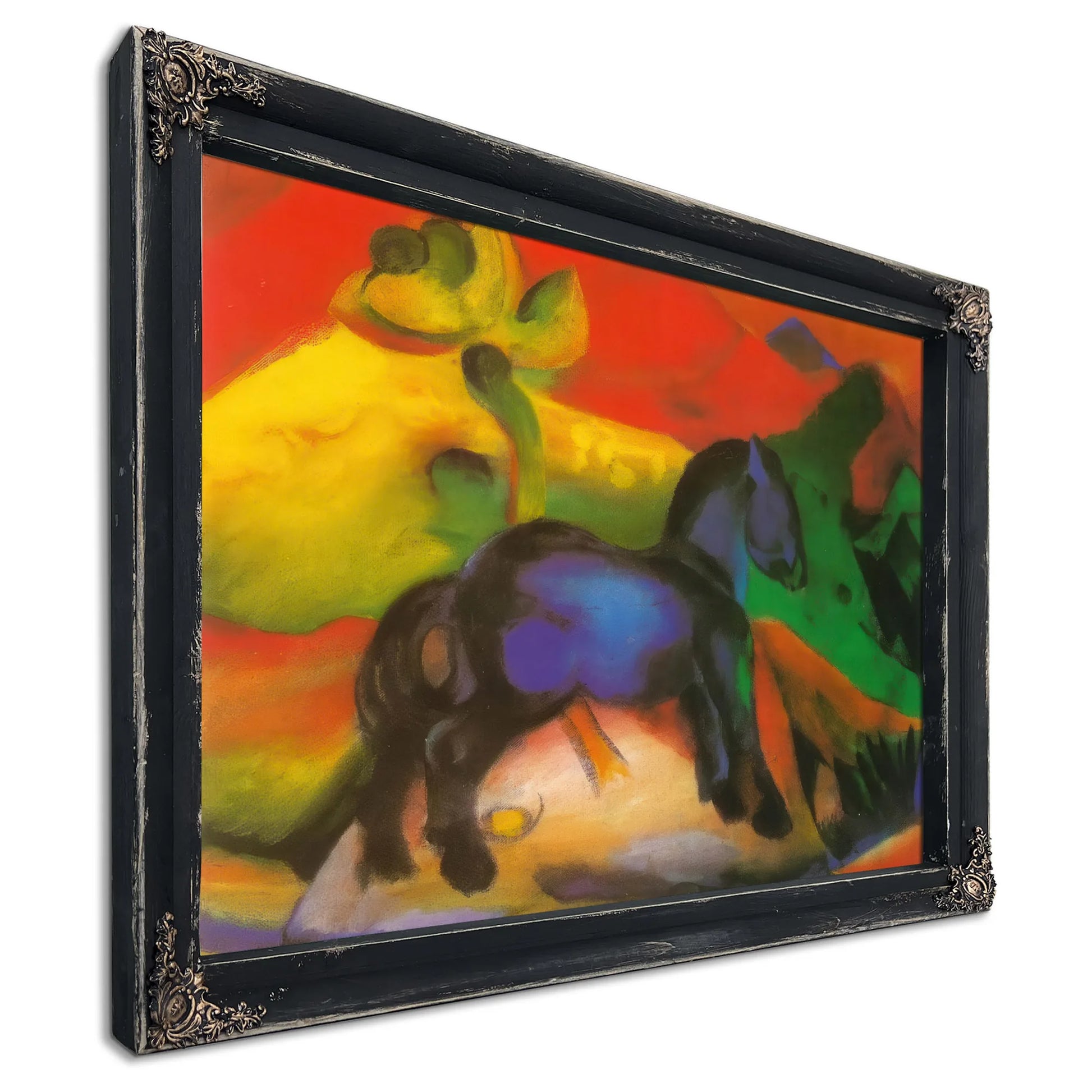 The Little Blue Horse By Franz Marc Fine Art Print