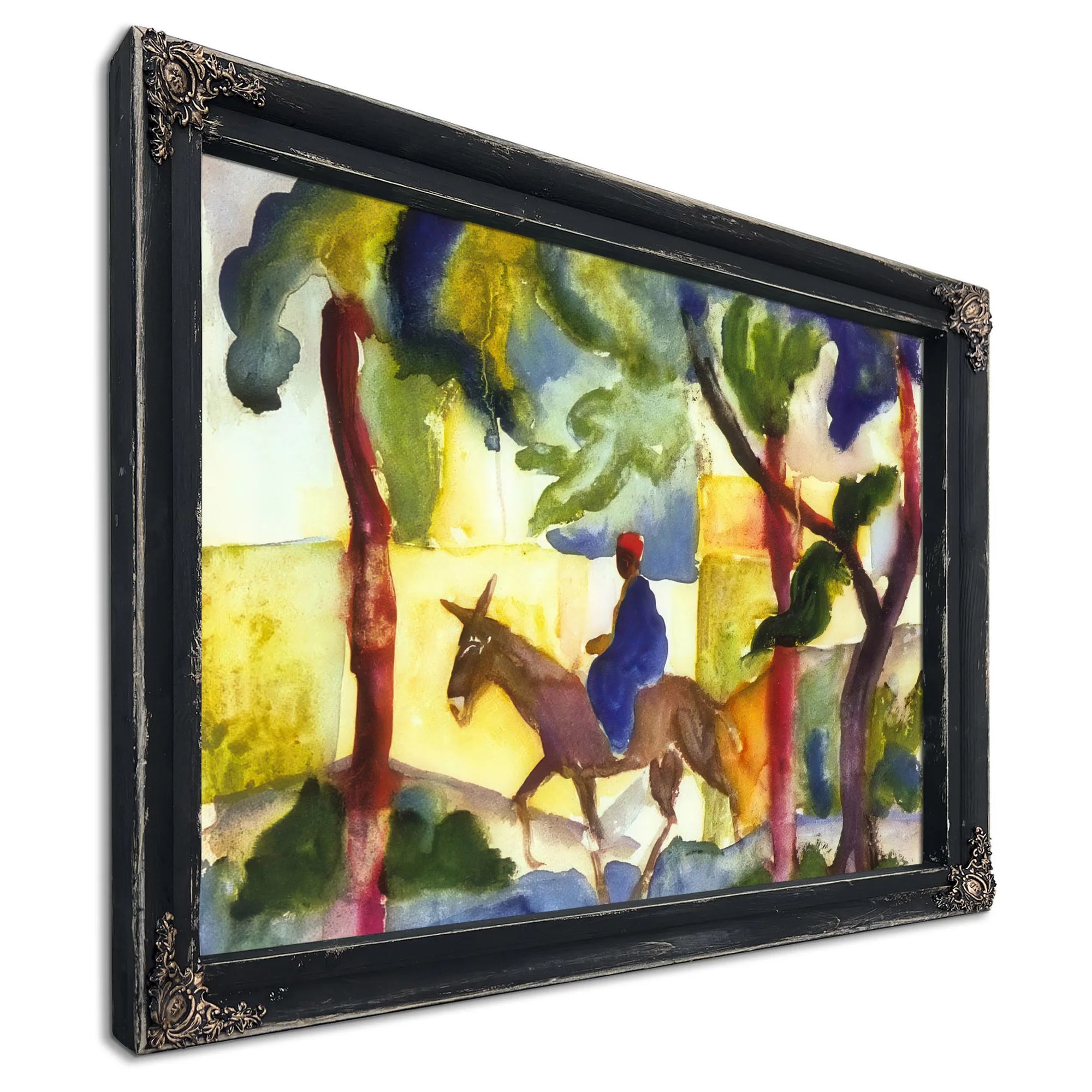 Donkey Ride By August Macke Fine Art Print