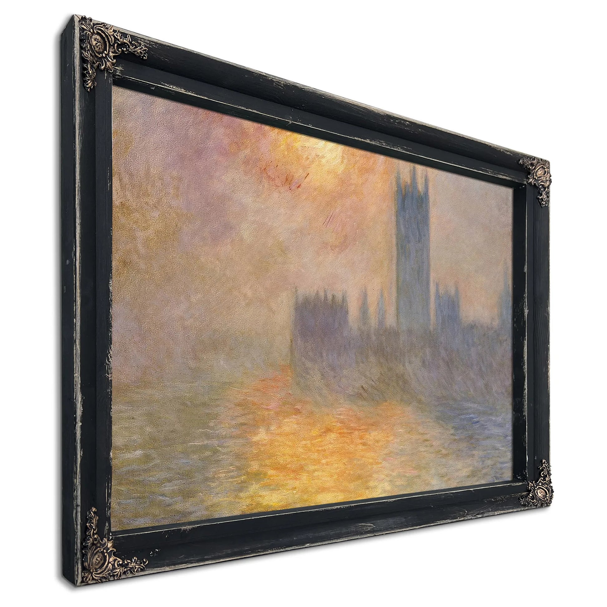 Parliament At Sunset By Claude Monet Fine Art Print
