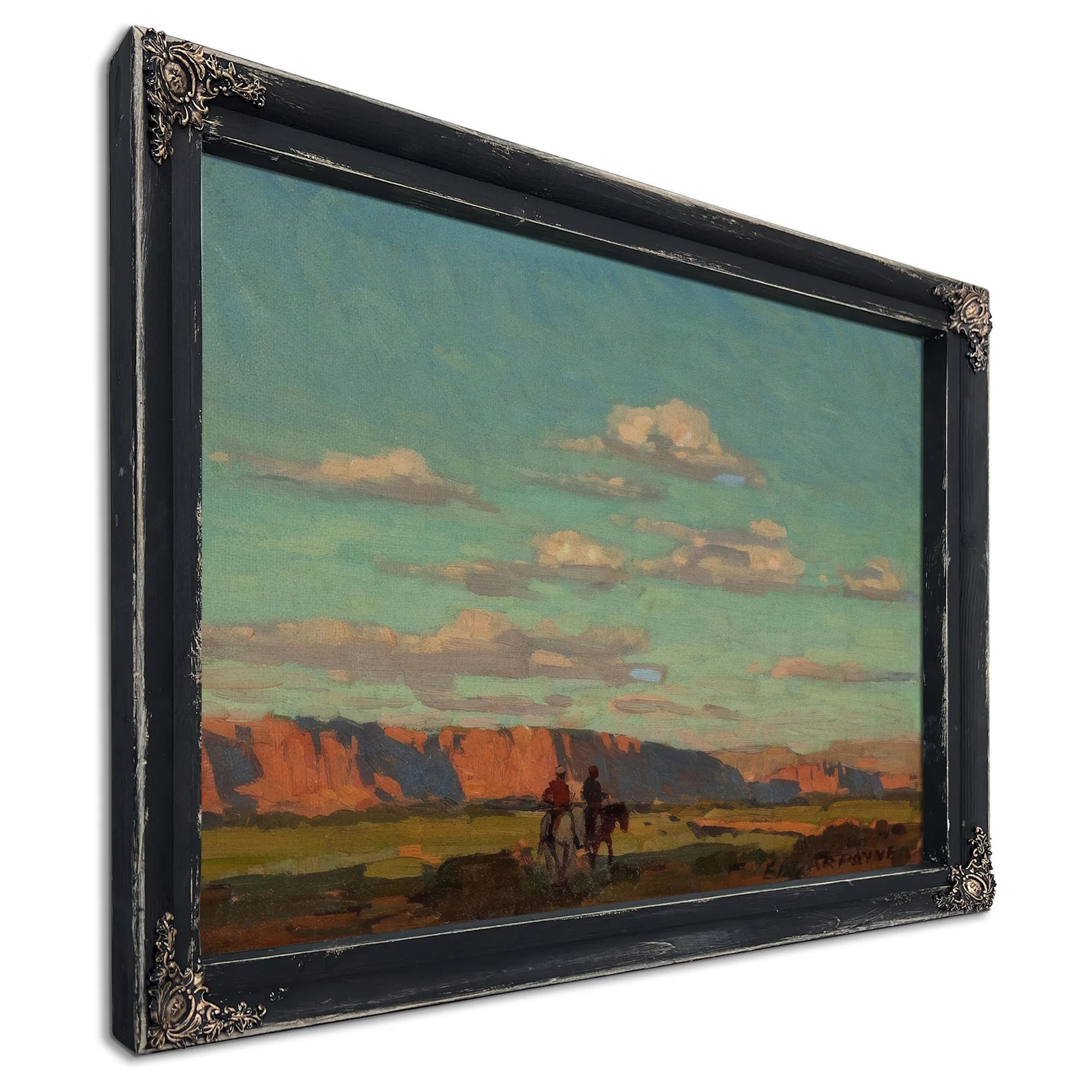 Riders Under Scattered Clouds By Edgar Payne Fine Art Print