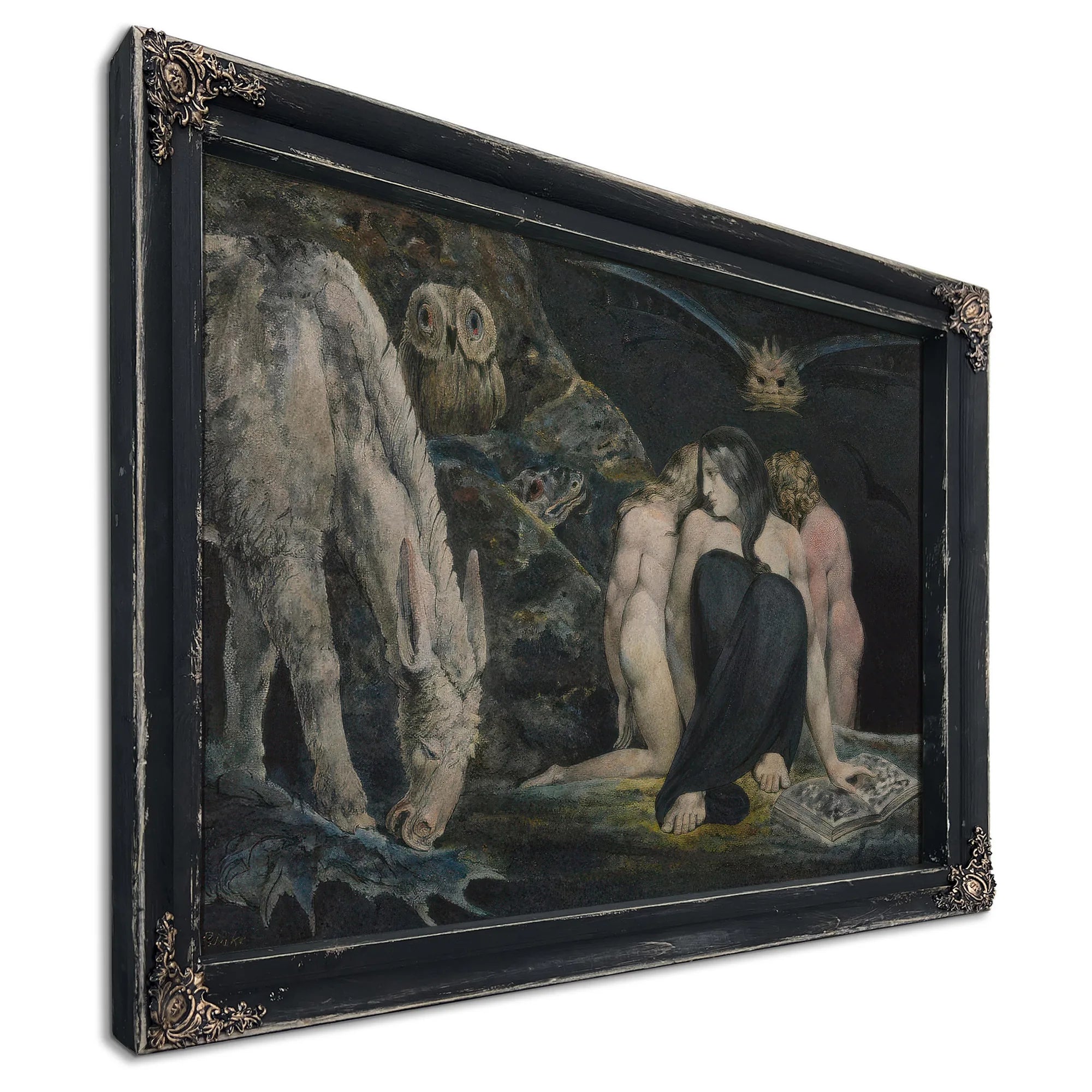 The Night Of Enitharmons Joy 1795 By William Blake Fine Art Print