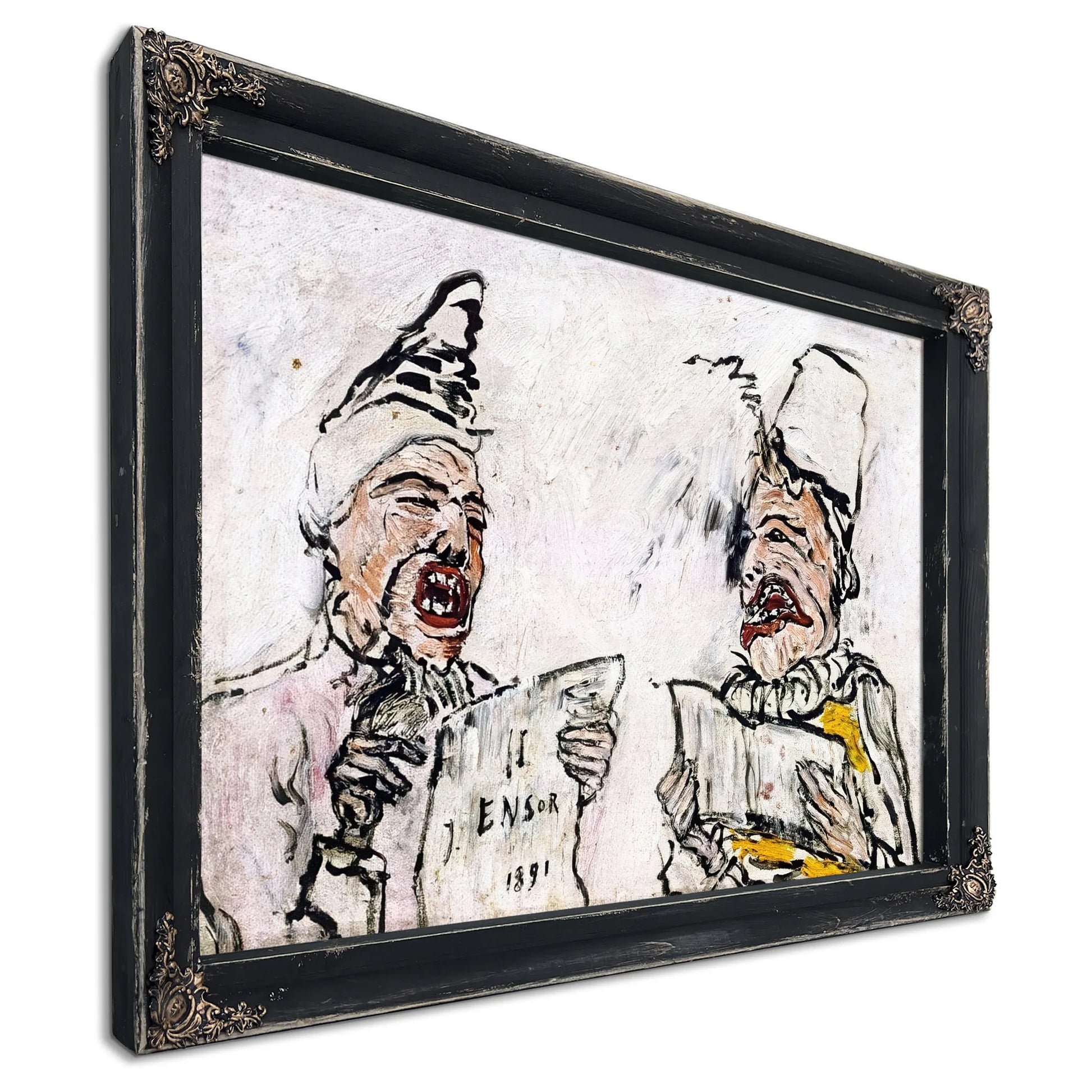 The Grotesque Singers By James Ensor Fine Art Print