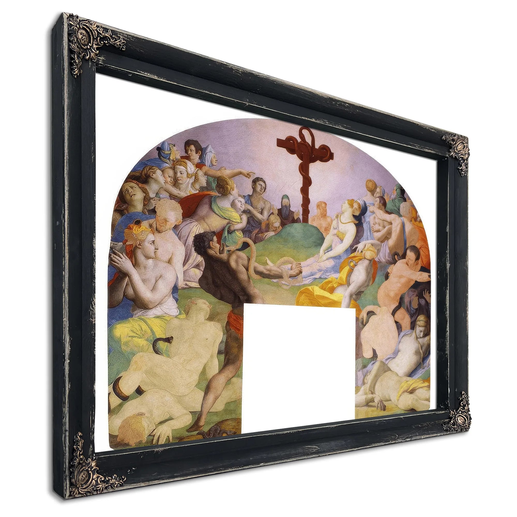 The Adoration Of The Bronze Snake 1540 1545 104X81Cm Palazzo Vecchio Museum By Agnolo Bronzino Fine Art Print