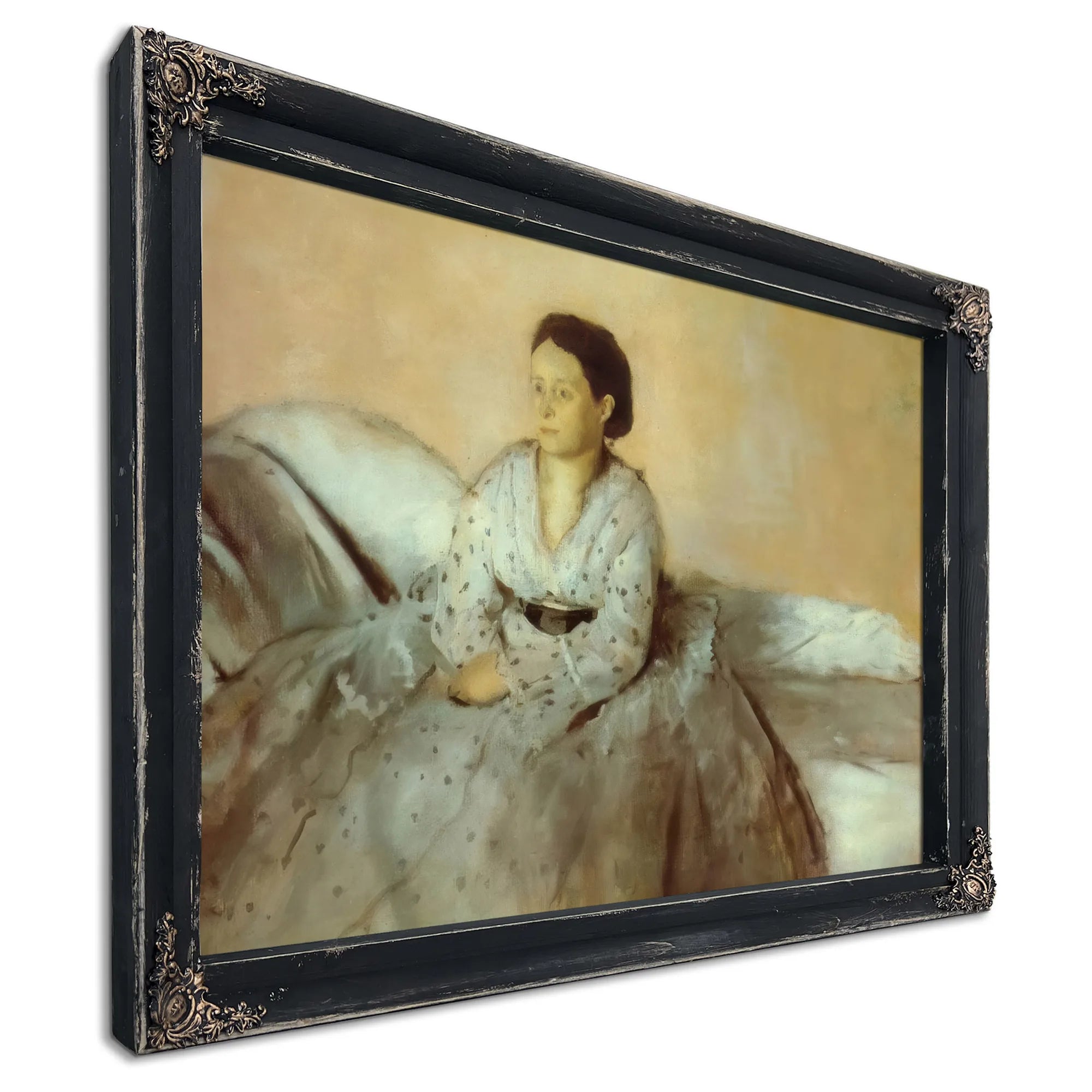 Estelle Musson By Edgar Degas Fine Art Print