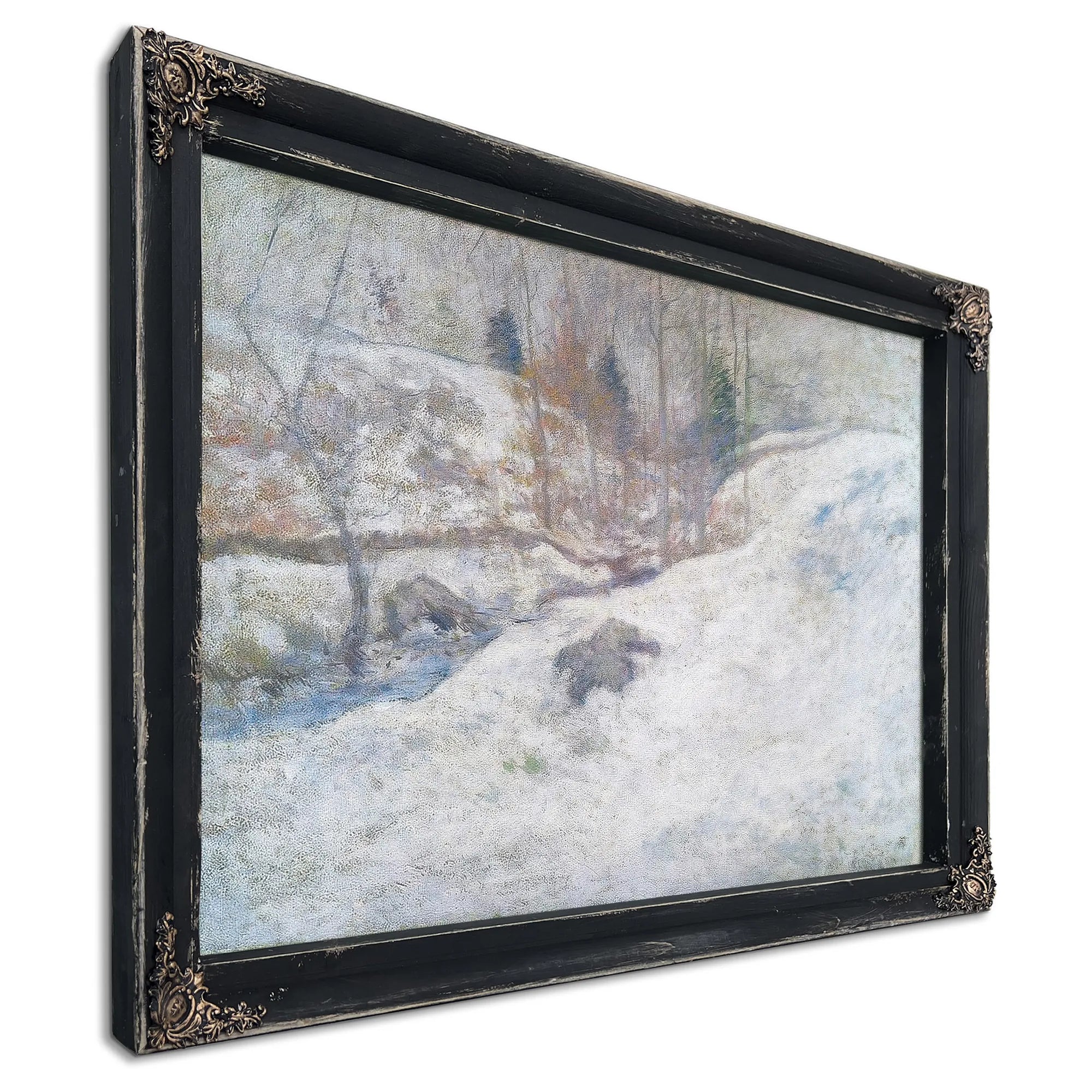 Brook In Winter By John Henry Twachtman Fine Art Print