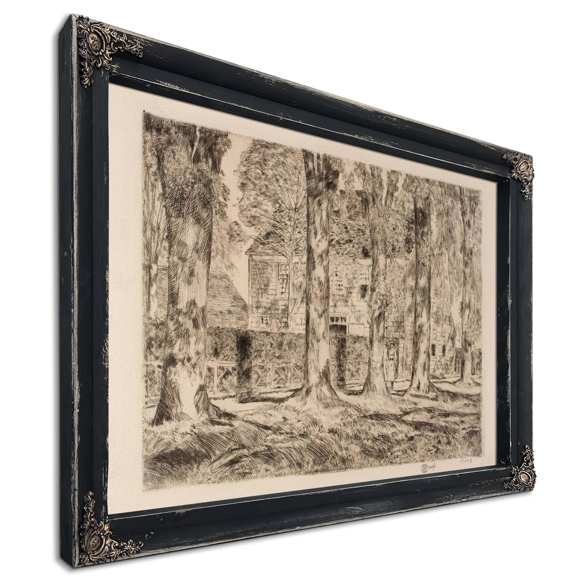 The Village Elms, Easthampton By Childe Hassam Fine Art Print