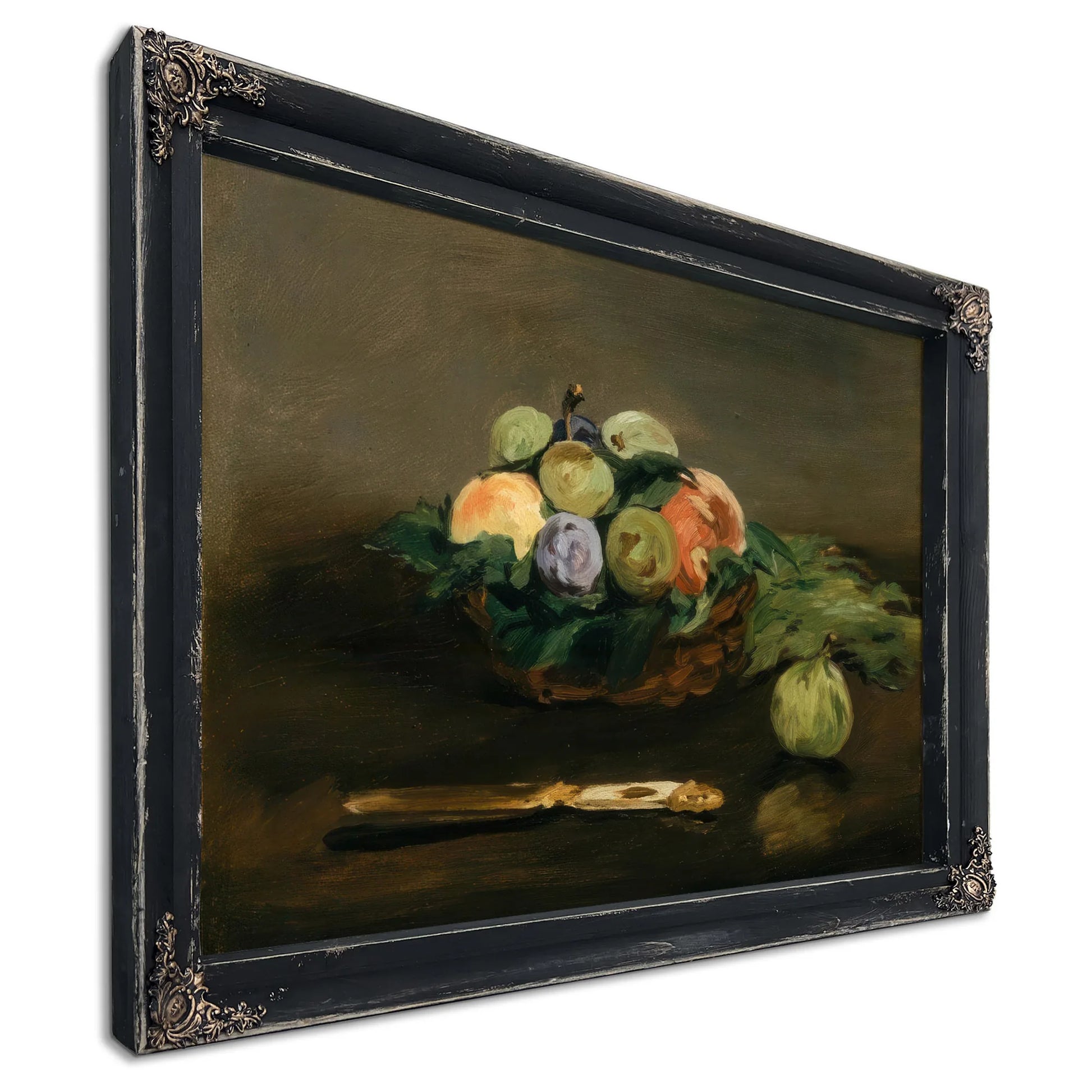 Basket Of Fruit By Edouard Manet Fine Art Print