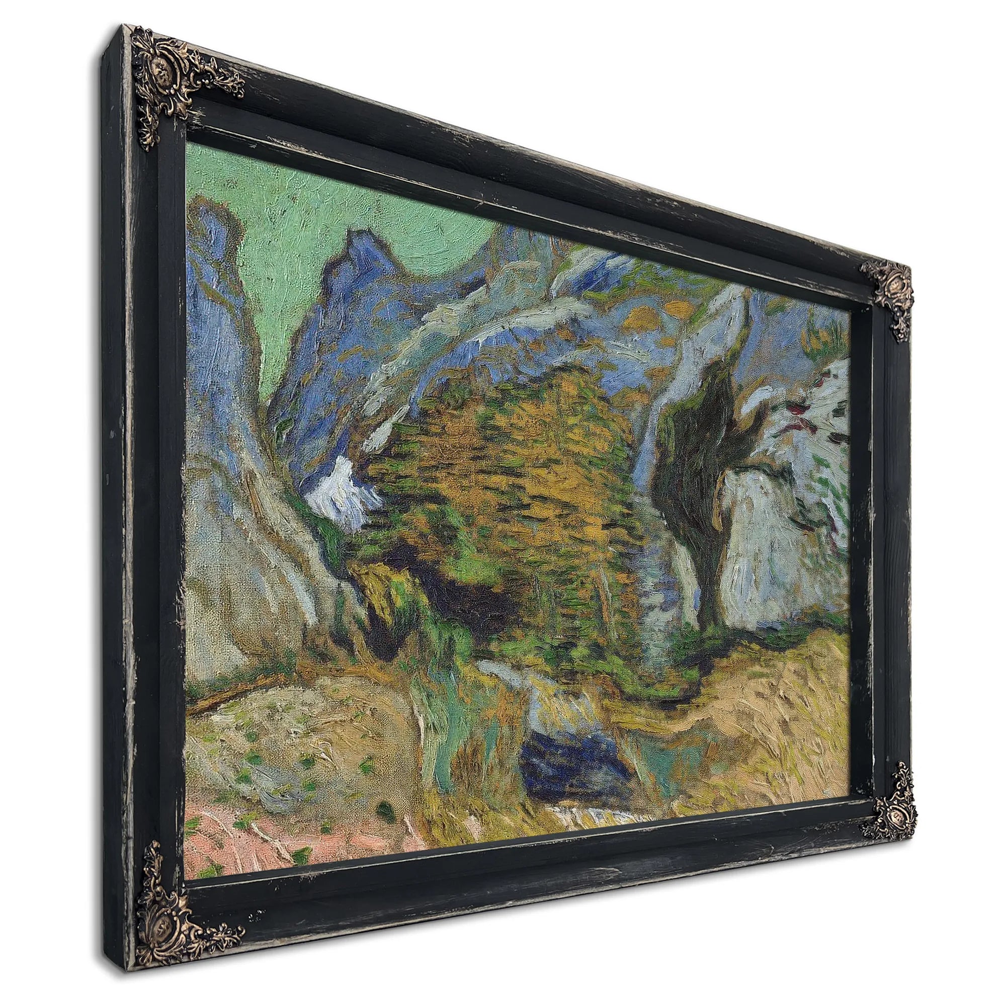 Ravine With A Small Stream By Vincent Van Gogh Fine Art Print