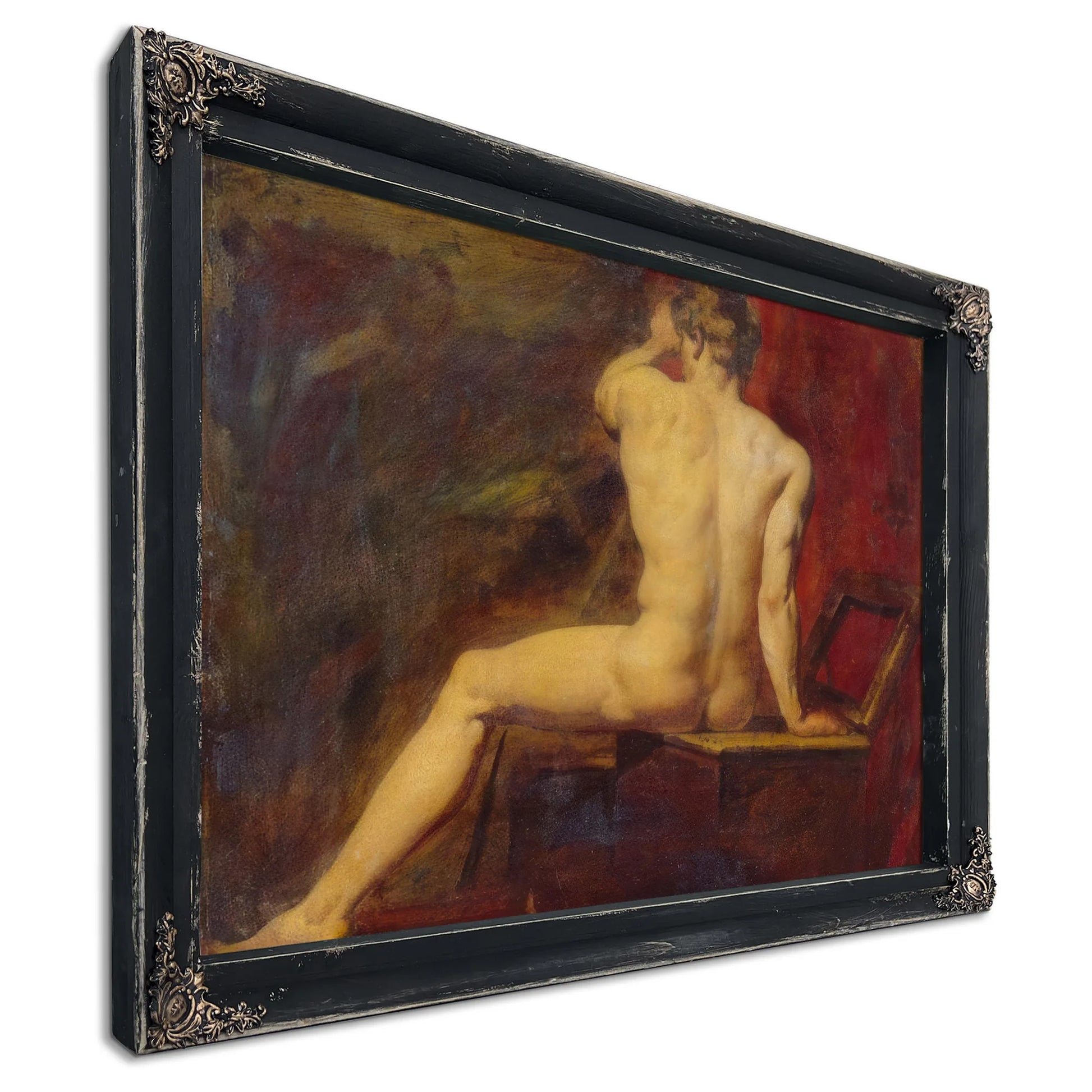 Study Of Male Nude By William Etty Fine Art Print