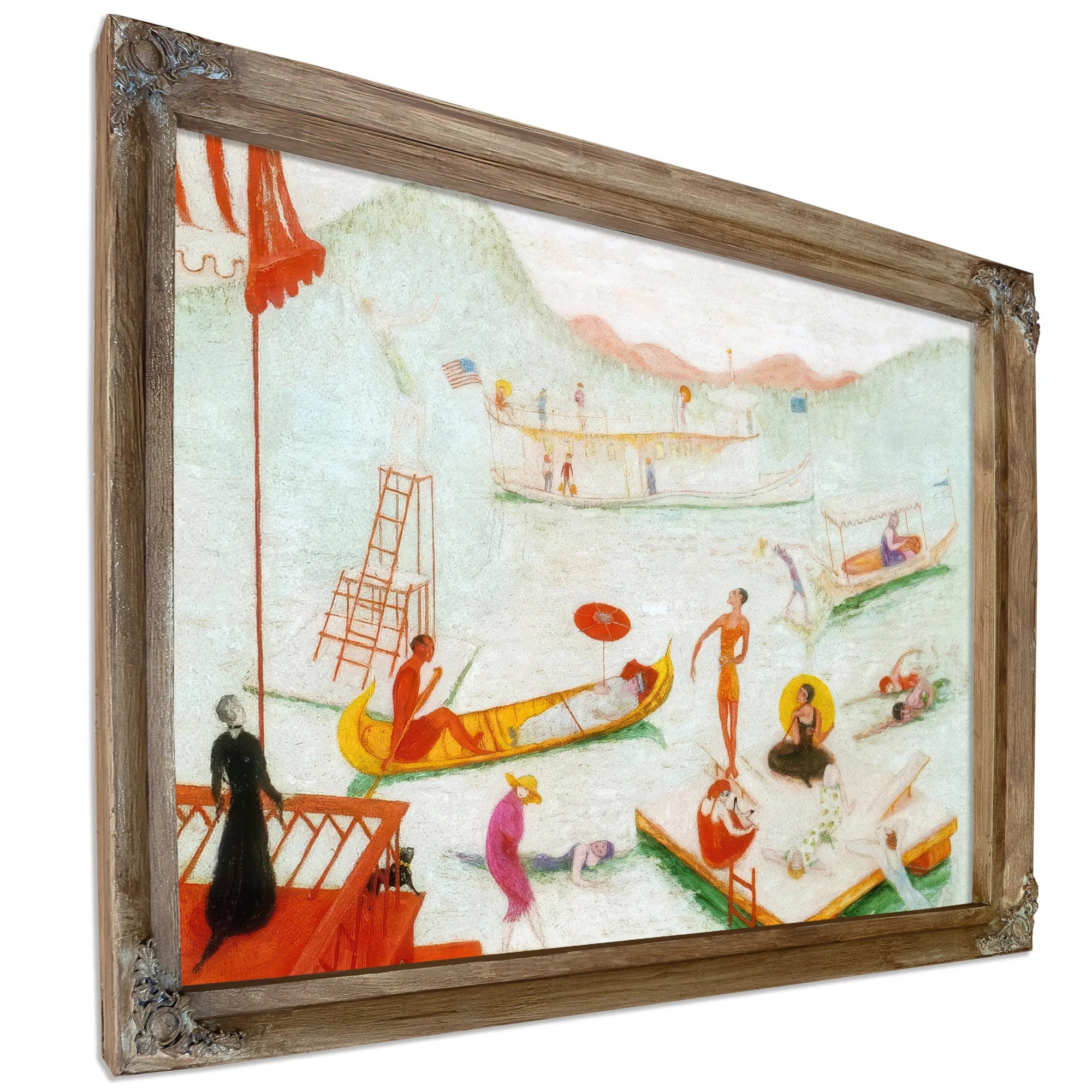 Lake Placid By Florine Stettheimer Fine Art Print
