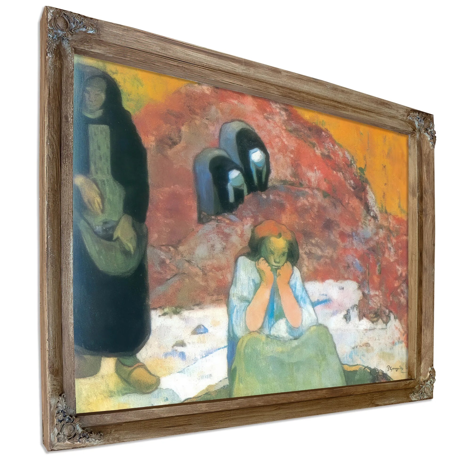 Human Miseries( Grape Harvest In Arles) By Paul Gauguin Fine Art Print