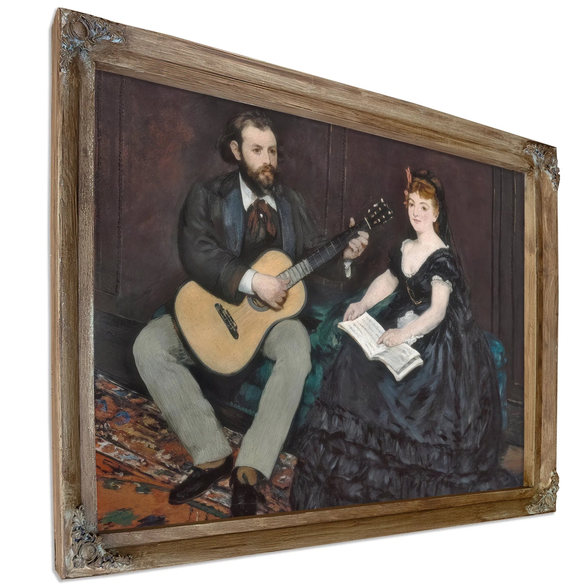 Music Lesson By Edouard Manet Fine Art Print