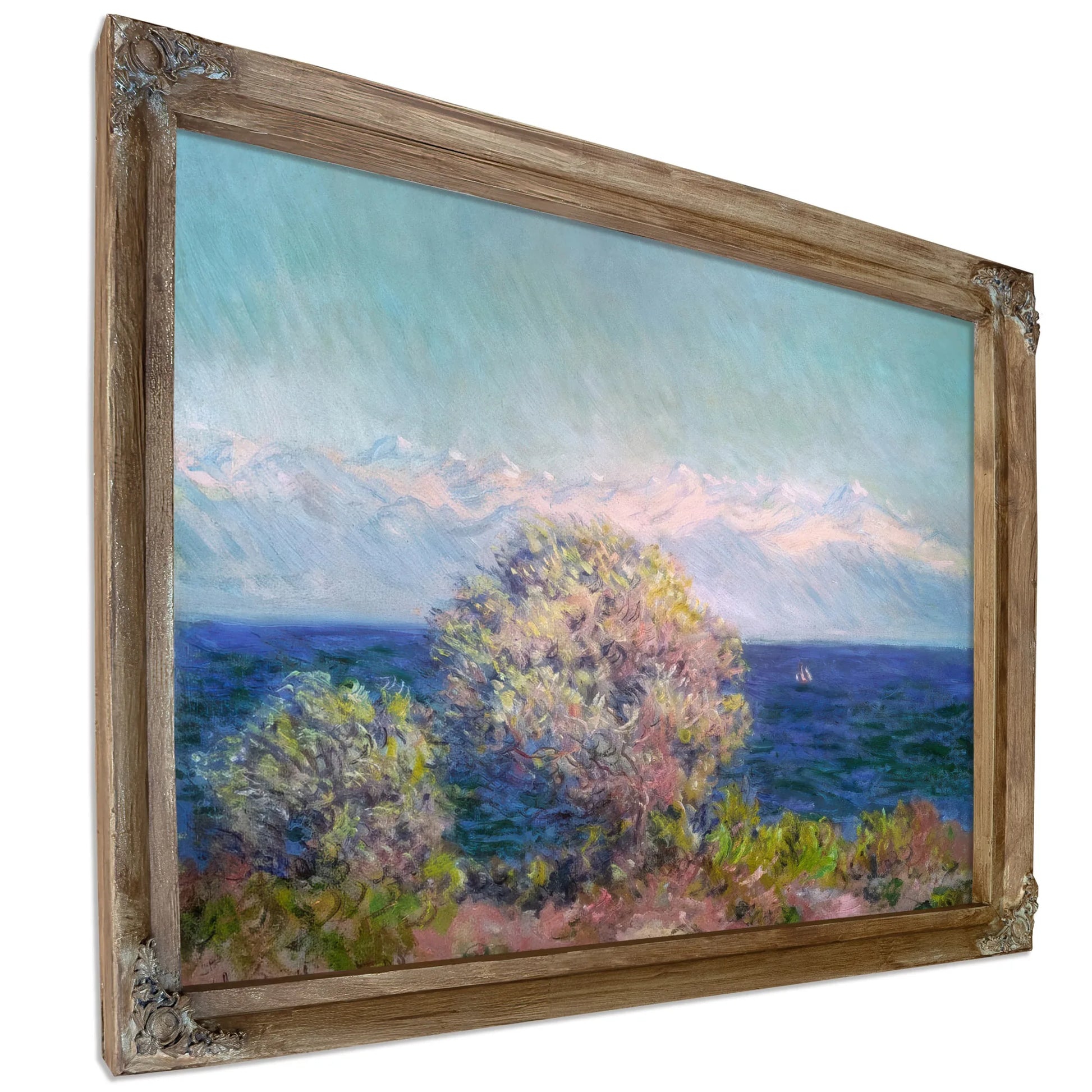 Cap D'antibes Mistral By Claude Monet Fine Art Print