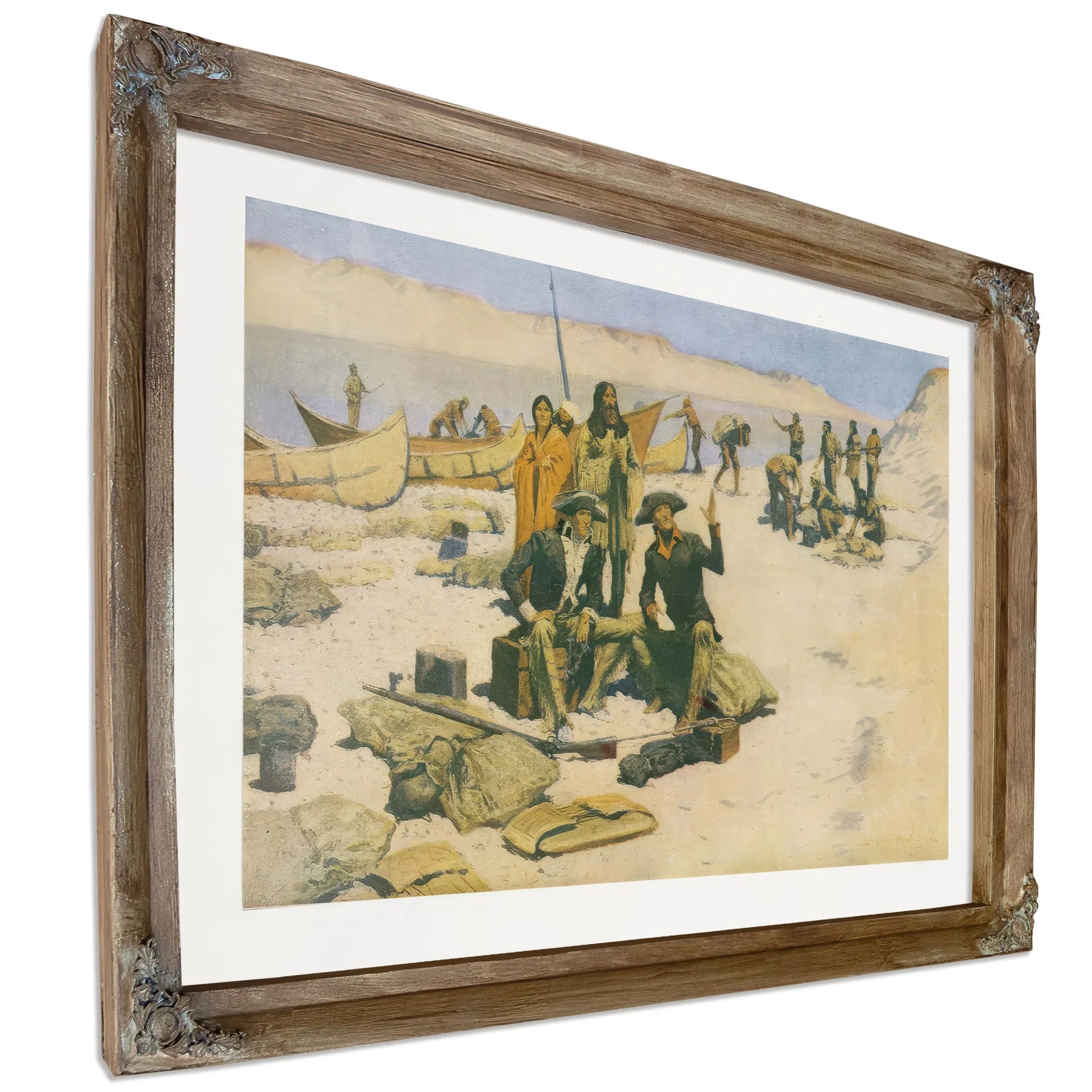 Lewis And Clark From Colliers Magazine Pub  by Frederic Remington