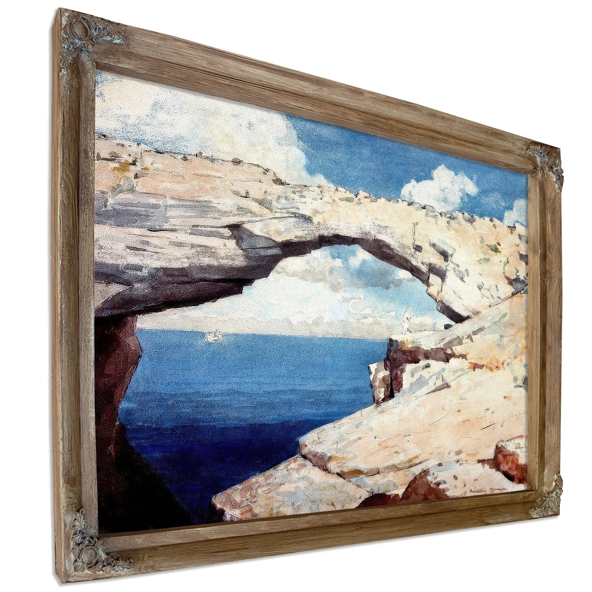Glass Window Bahama By Winslow Homer Fine Art Print