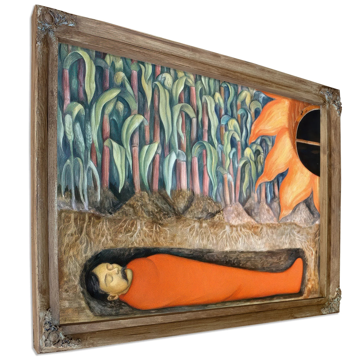 Blossoming Emiliano Zapata And Otilio Montano By Diego Rivera