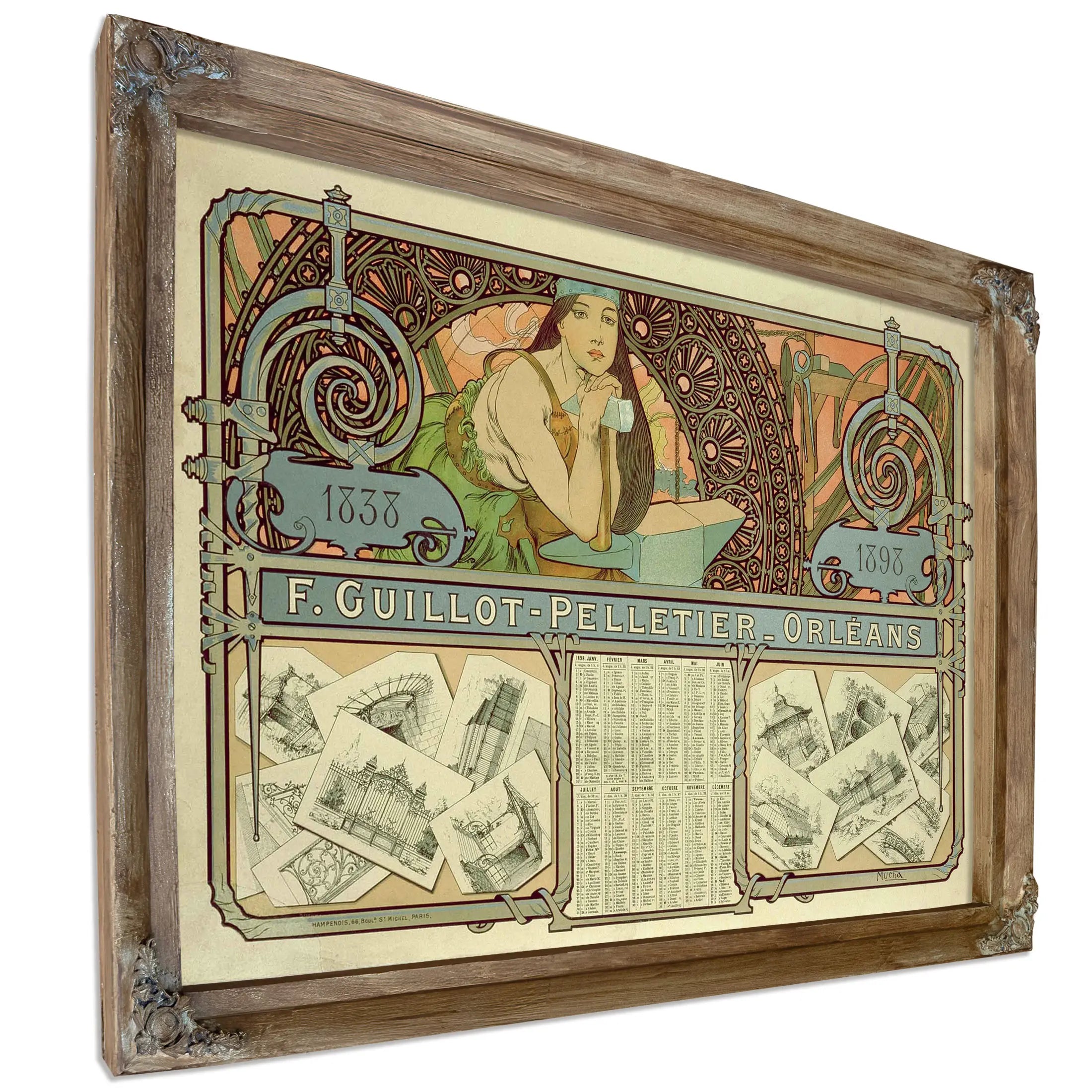 F Guillot Pelletier Orleans 18381898 by Alphonse Mucha