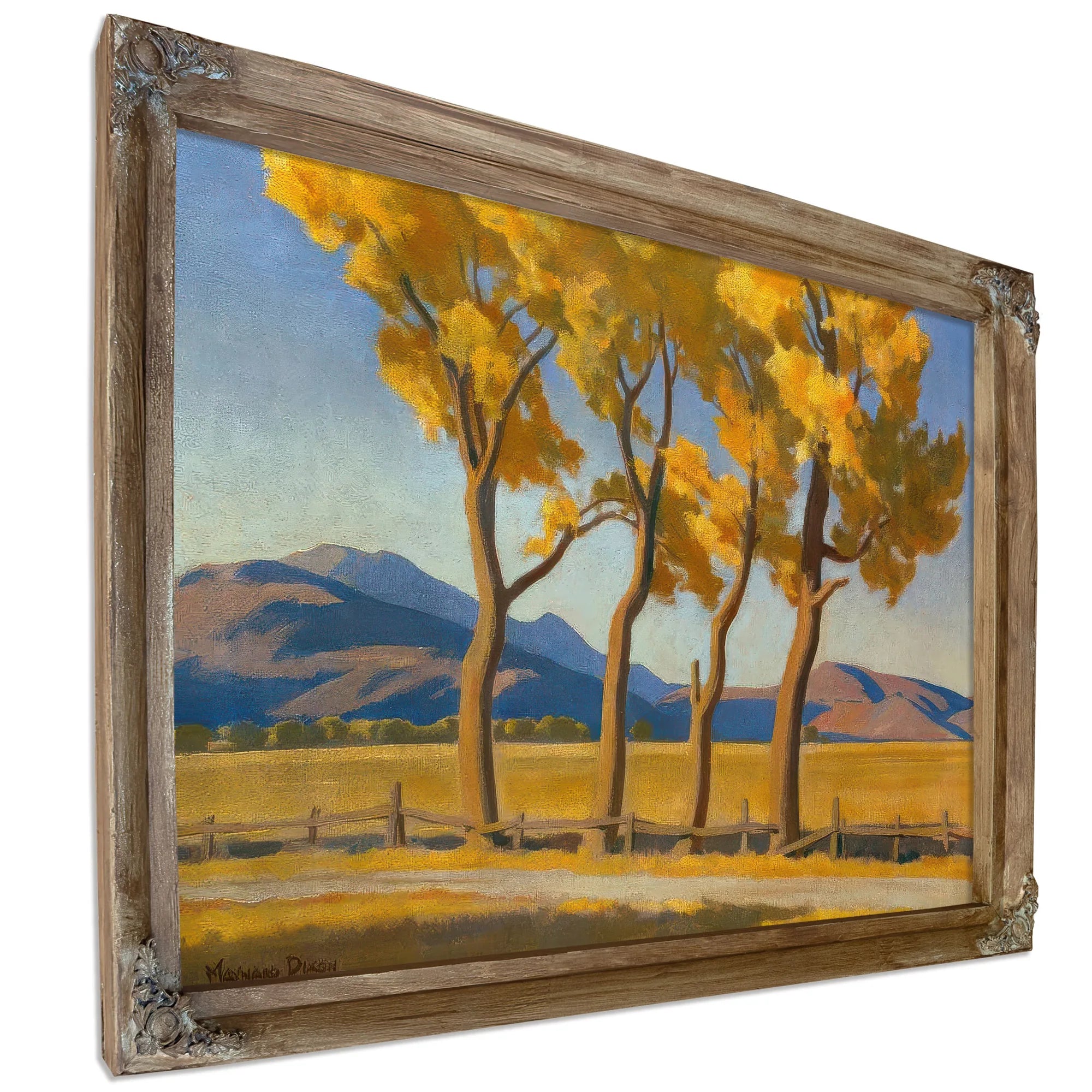 Four In October By Maynard Dixon Fine Art Print
