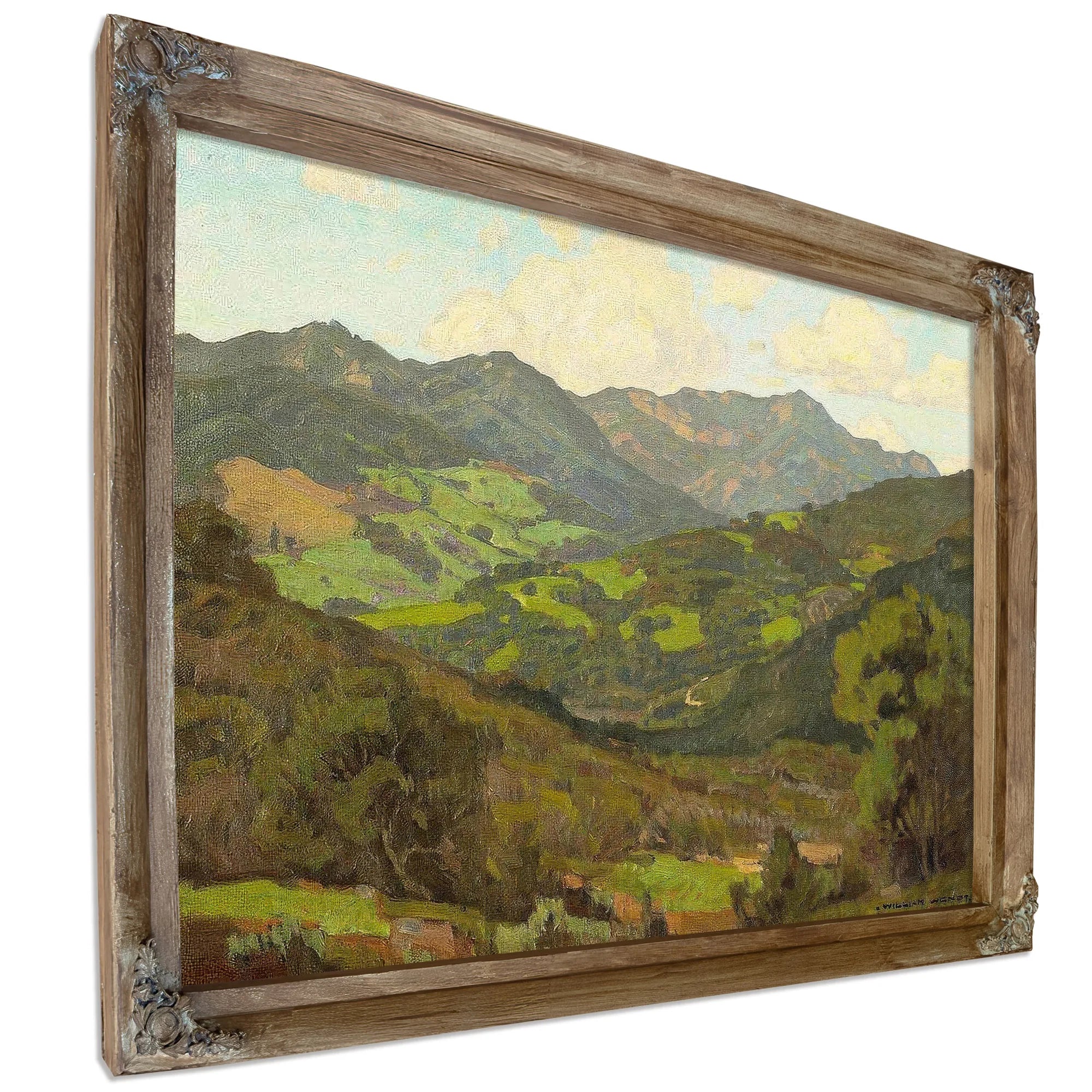 Converging Fields By William Wendt Fine Art Print