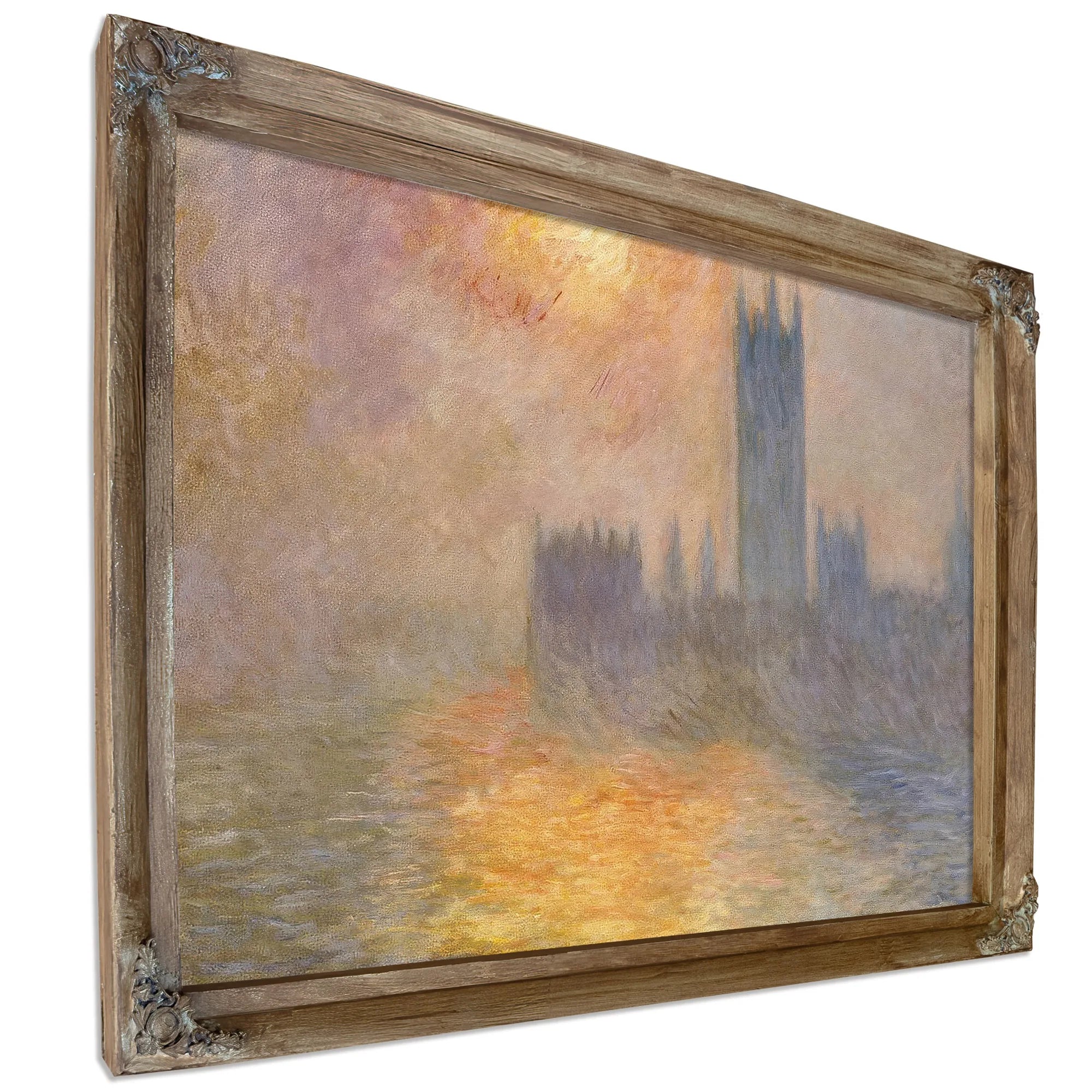 Parliament At Sunset By Claude Monet Fine Art Print