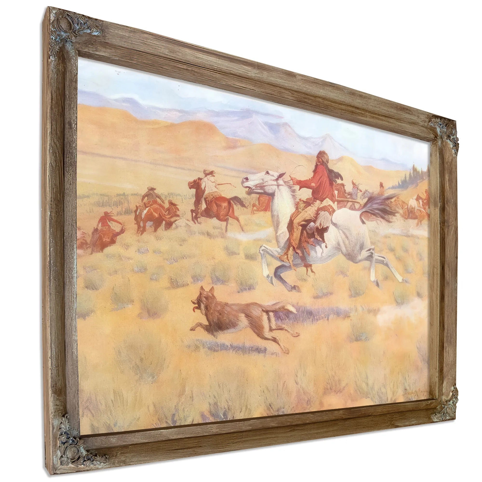The Gathering Of The Trappers By Frederic Remington Fine Art Print