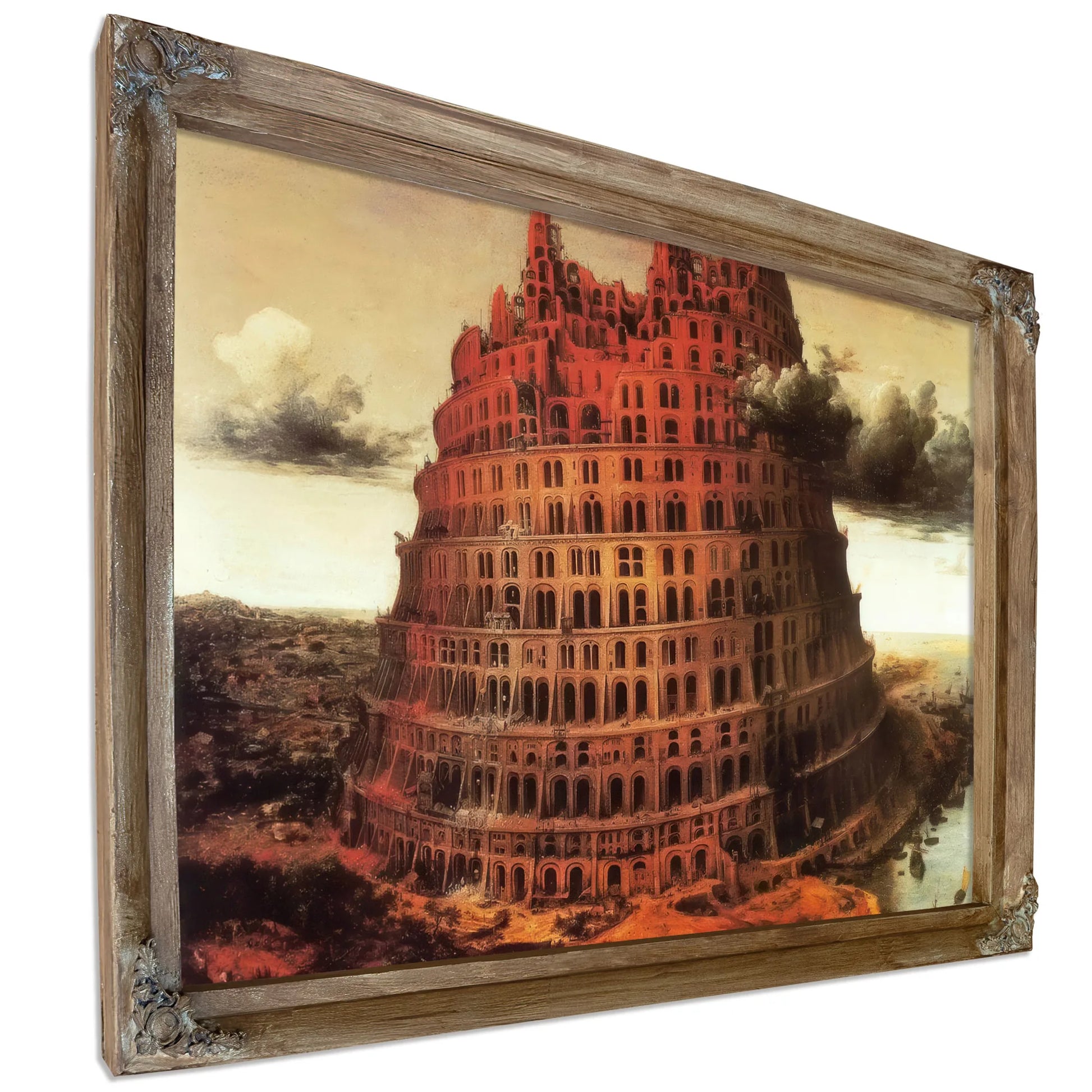 The Little Tower Of Babel 2 By Pieter Bruegel Fine Art Print