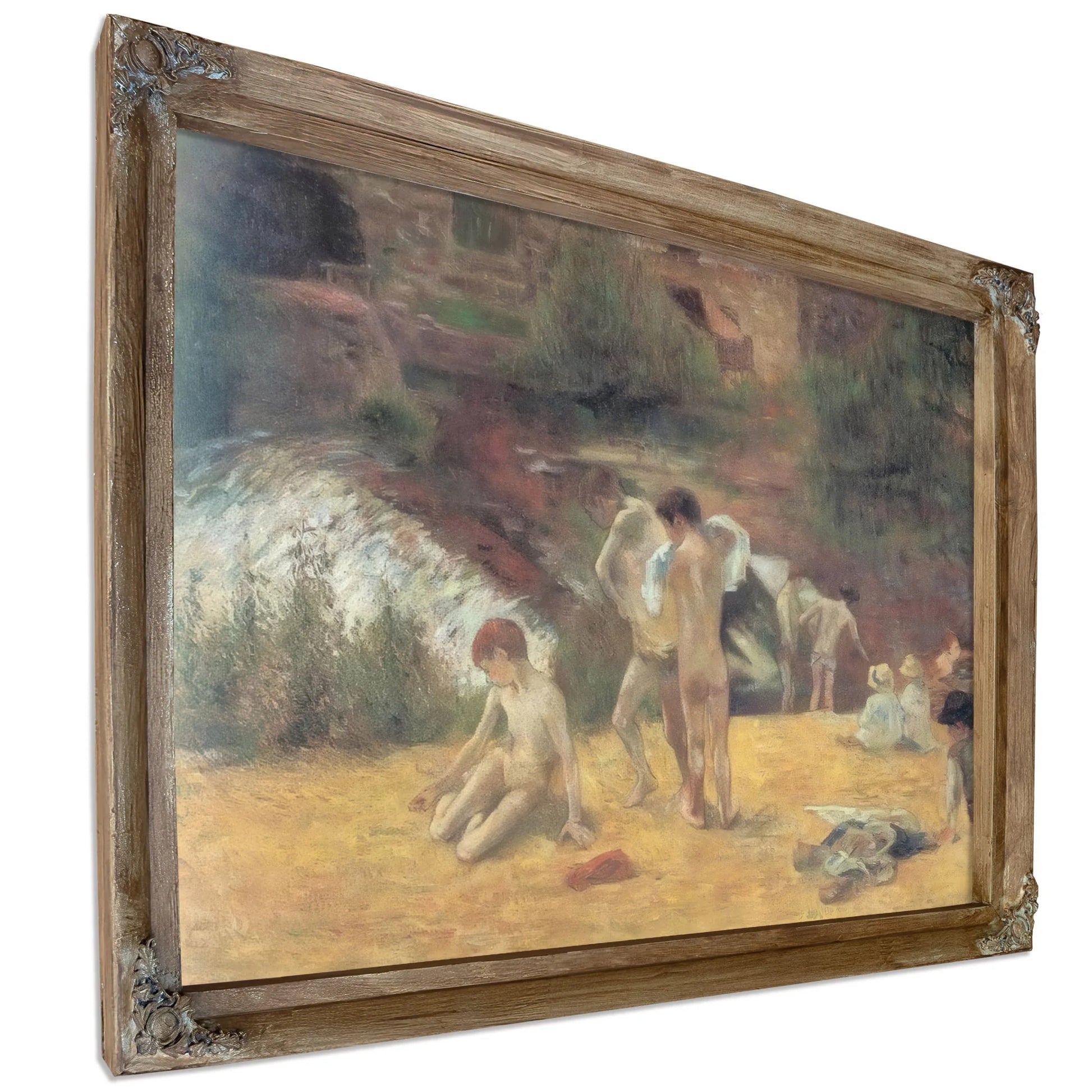 Young Bretons A Bath By Paul Gauguin Fine Art Print